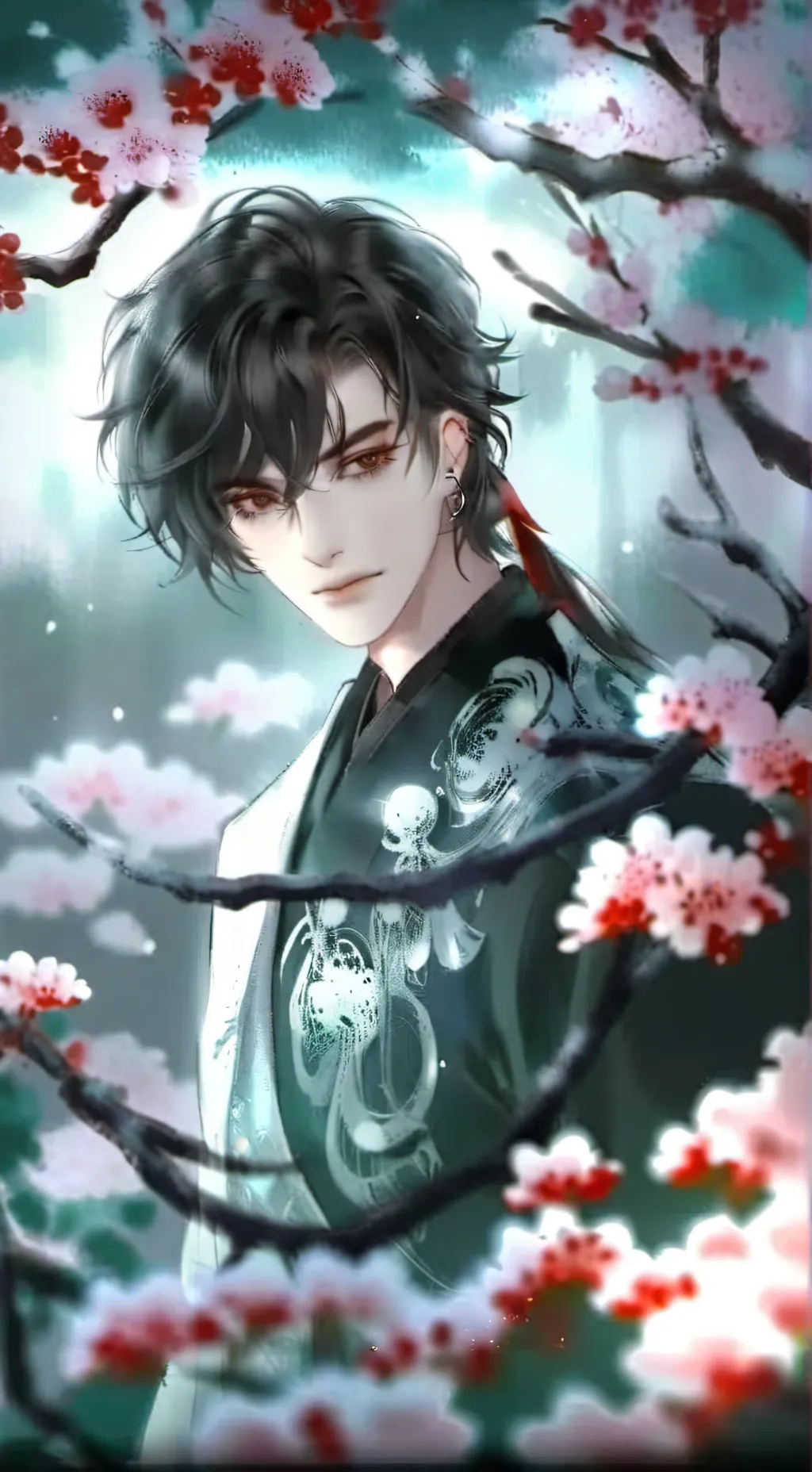 ai character: Overhaul + Deku  background