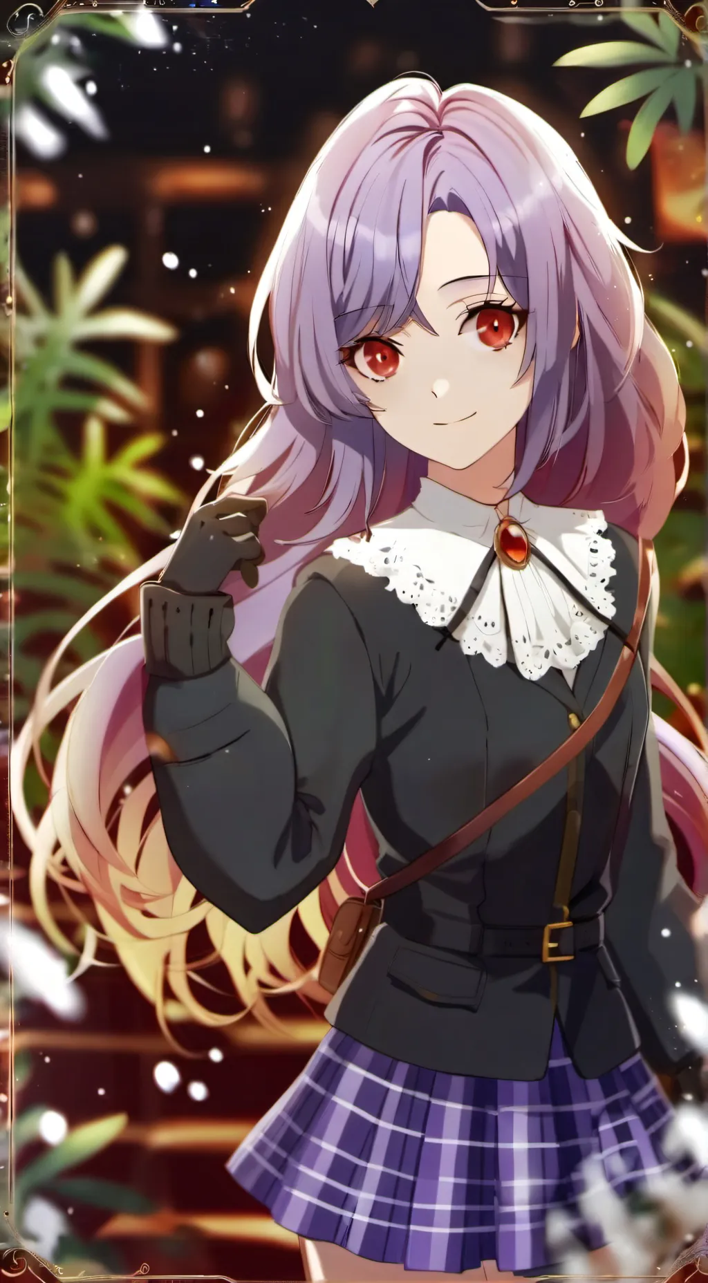 ai character: Scarlet background