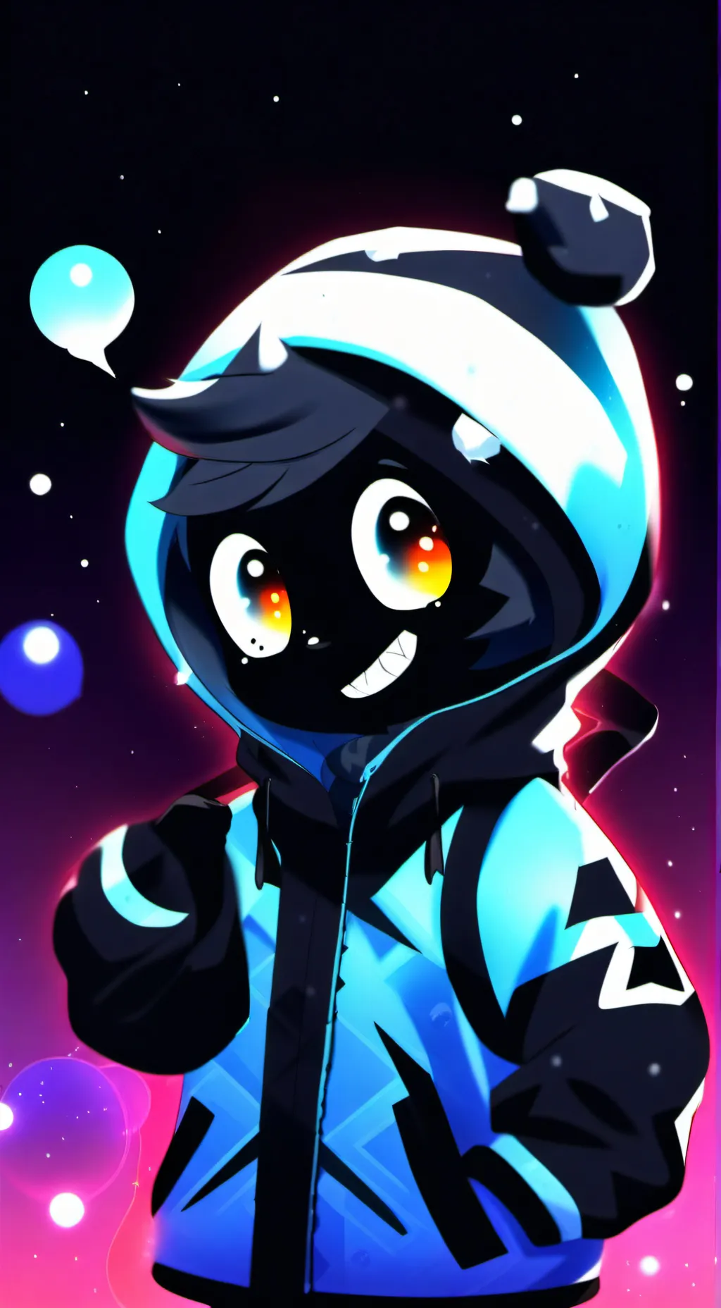 ai character: Zee & Icey background