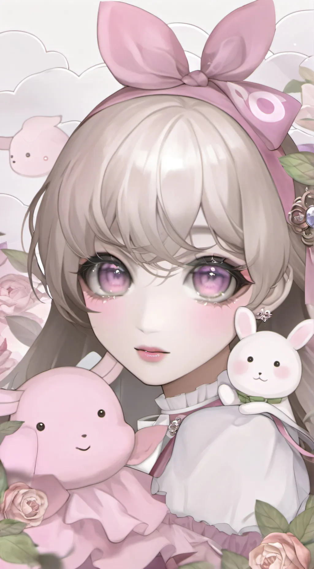 ai character: cherry 🍒  background