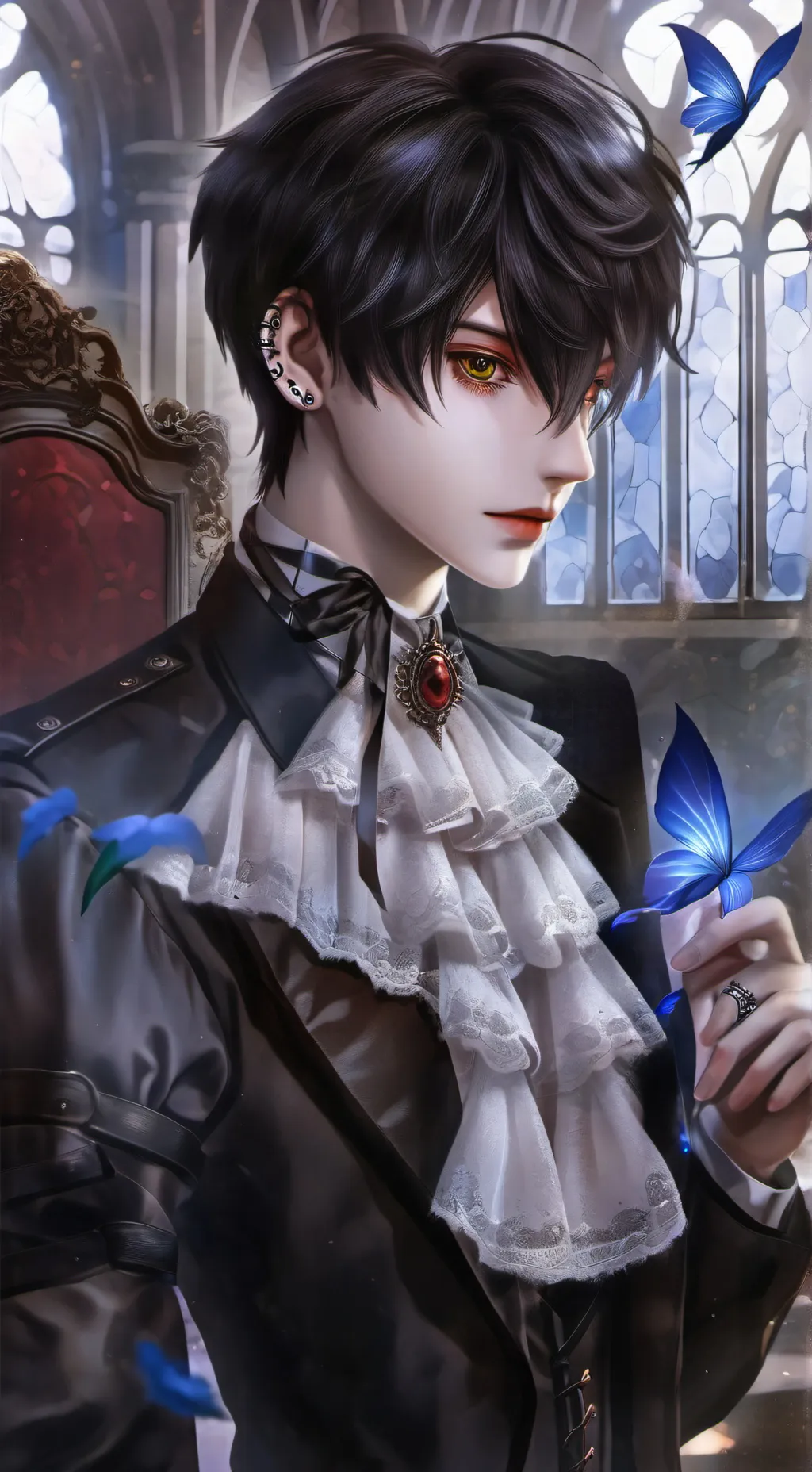 ai character: the butterflymastr background