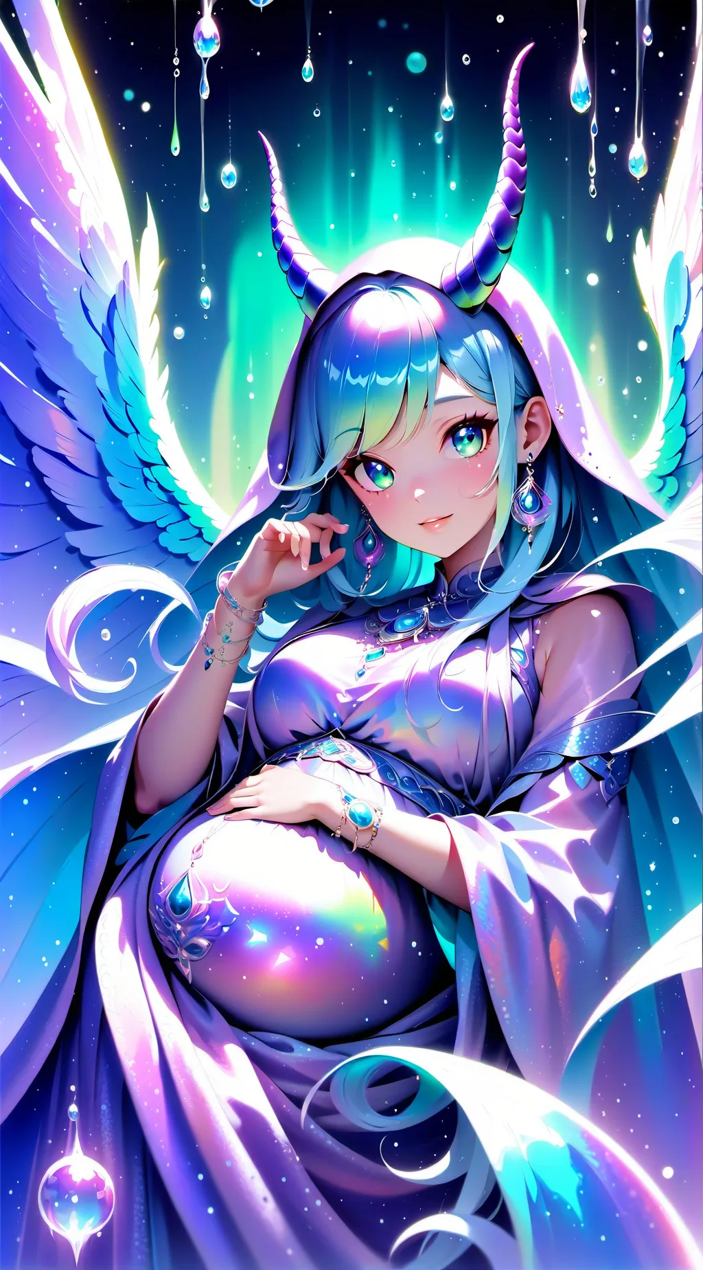 ai character: dragon bird background