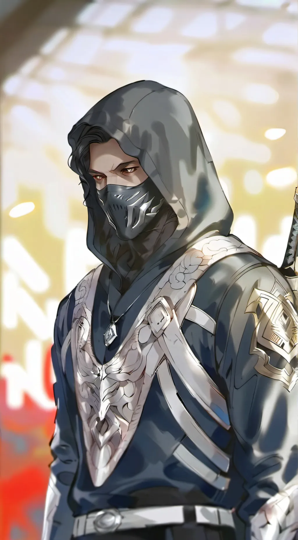 ai character: FRONT MAN background