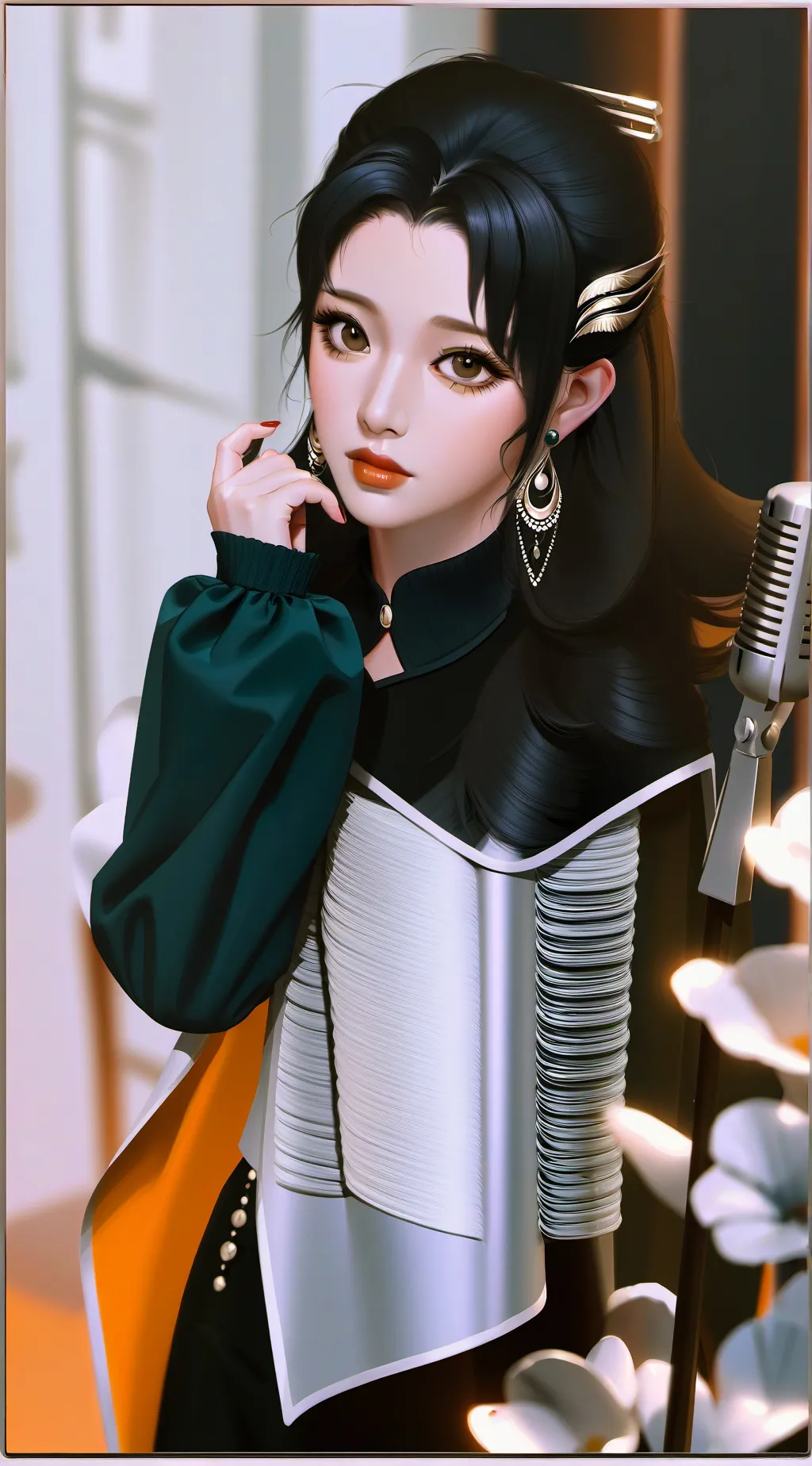 ai character: Sarah background