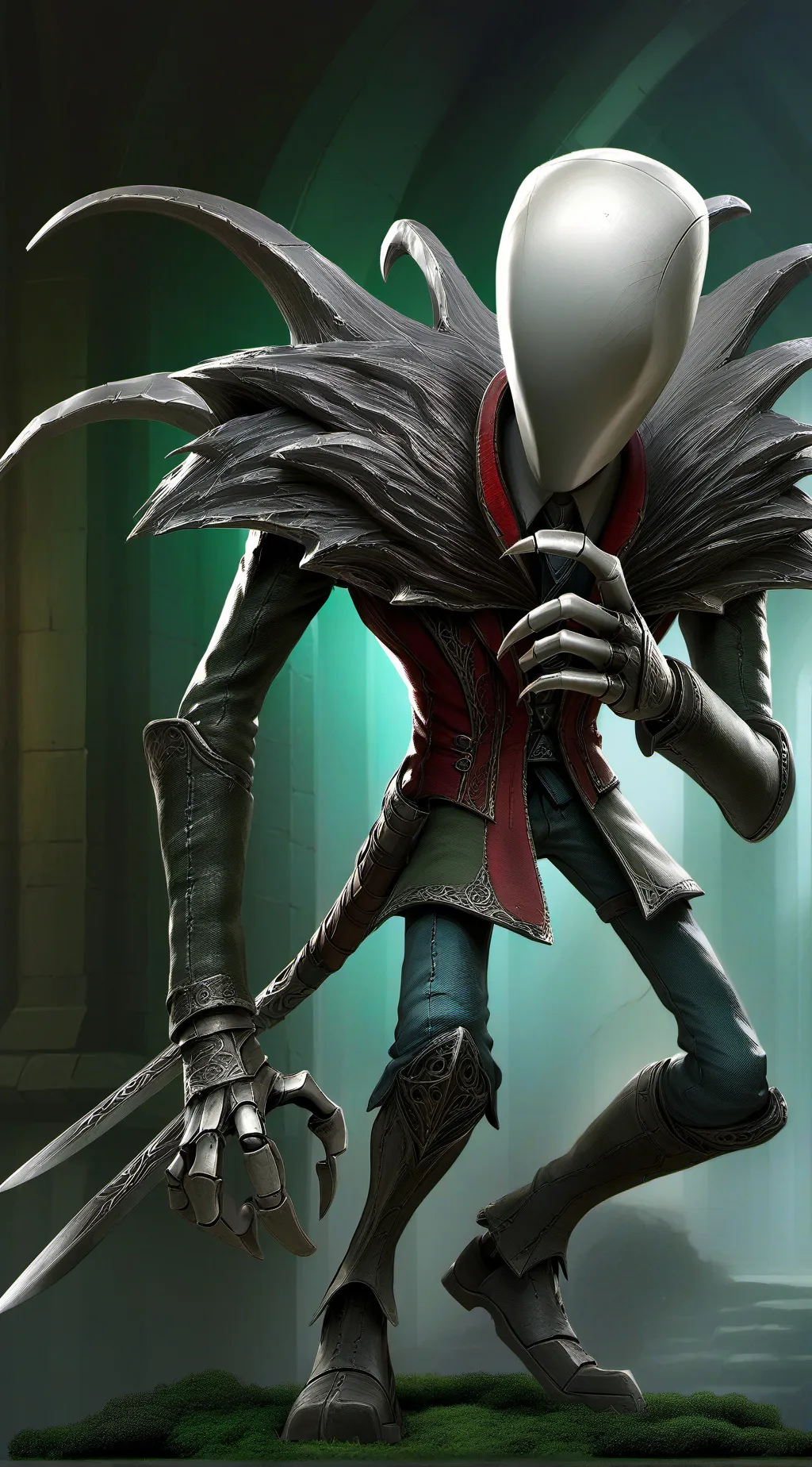 ai character: Slenderman background