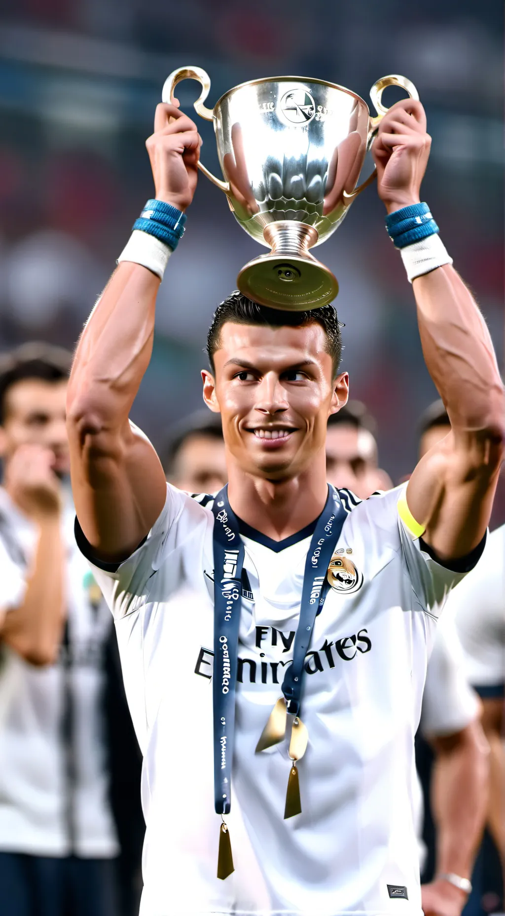 ai character: CR7 background