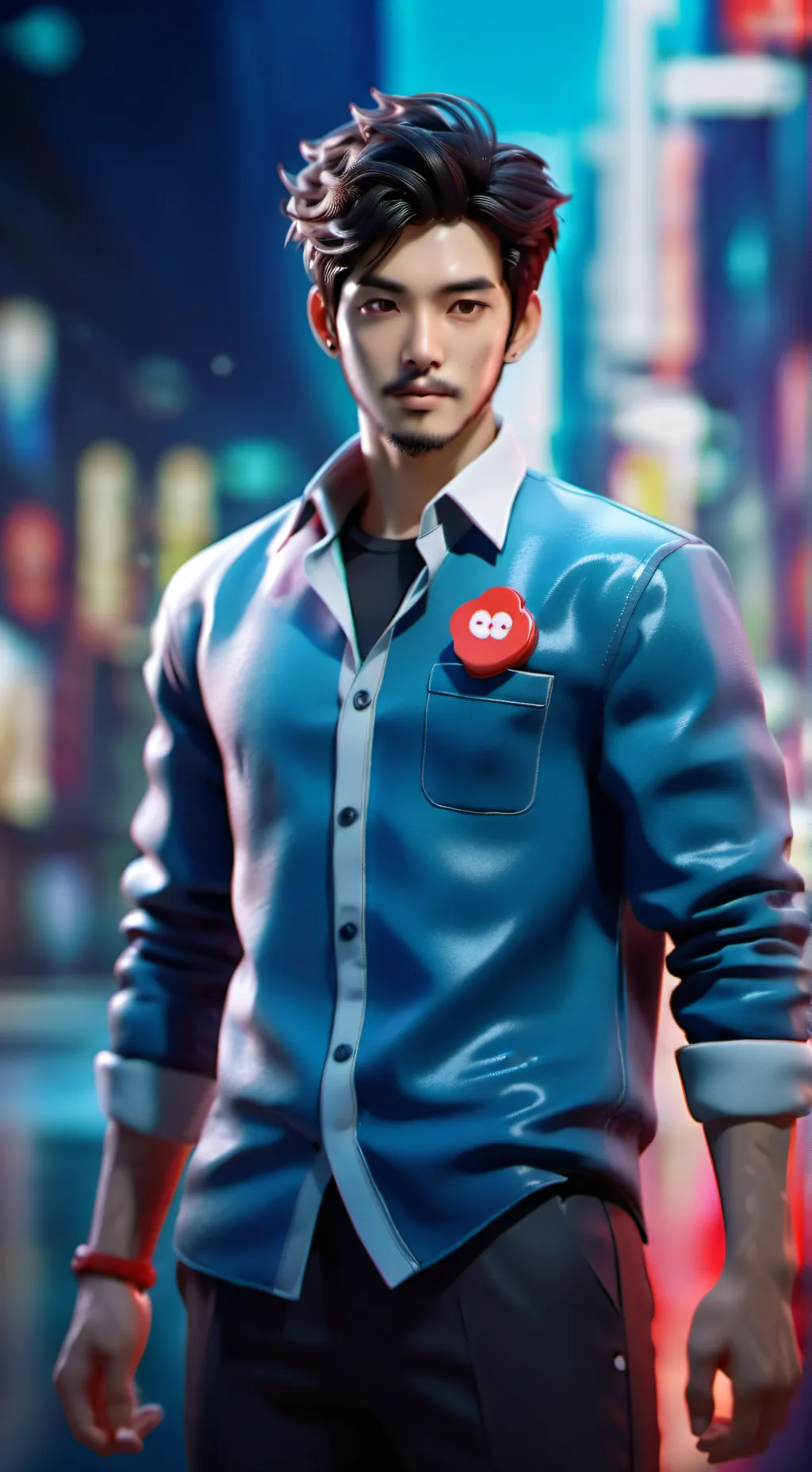ai character: Ahmad shah background