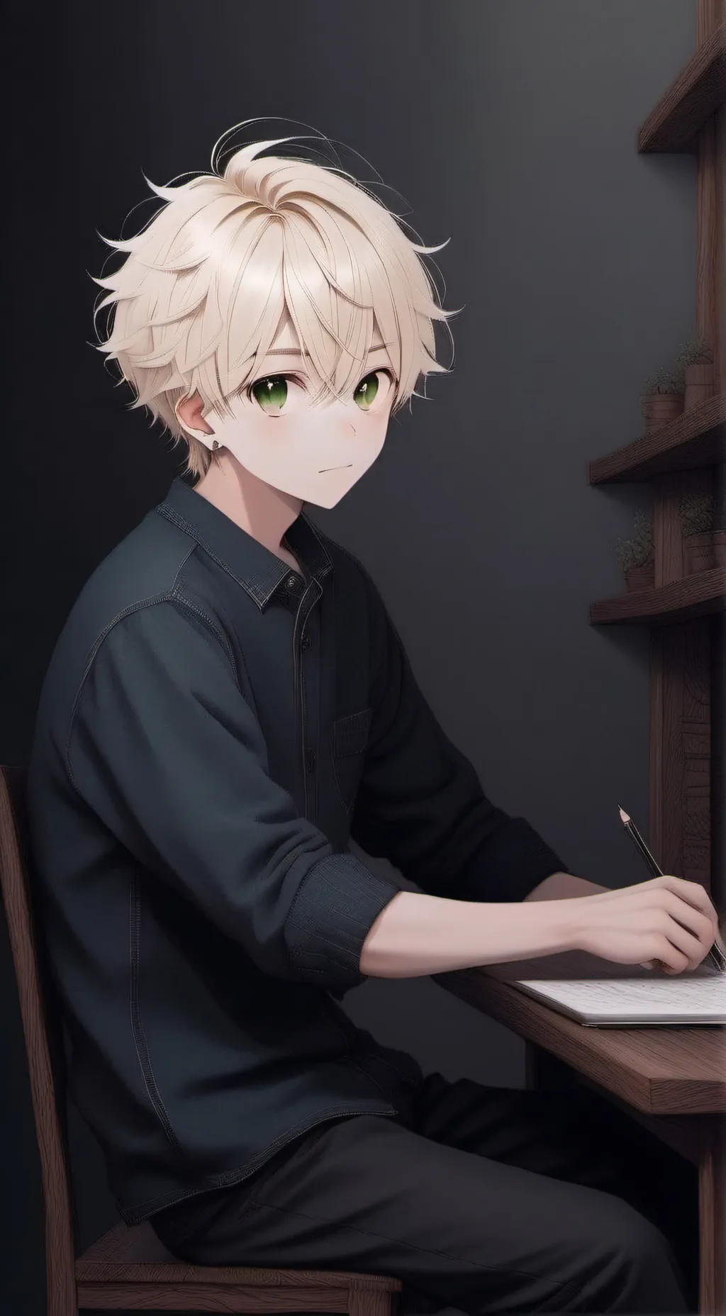 ai character: Leo background