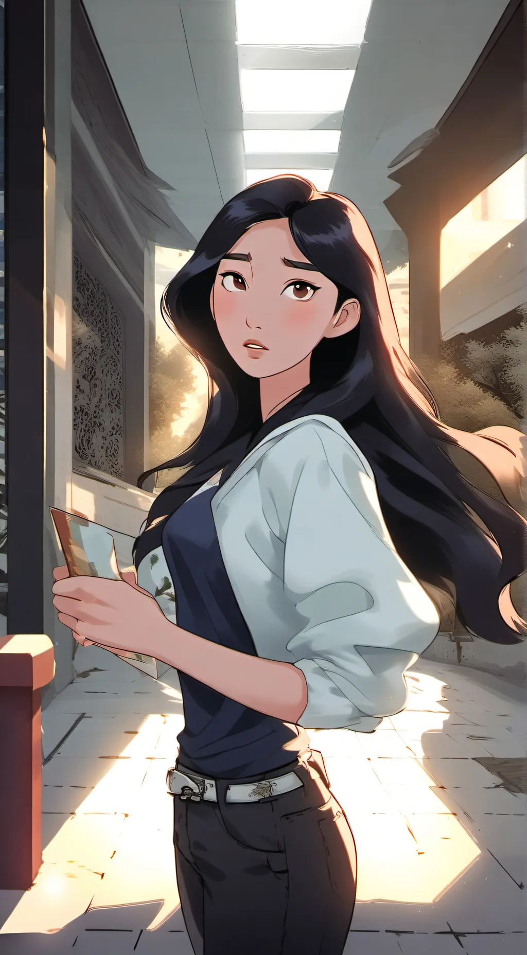 ai character: Mulan background