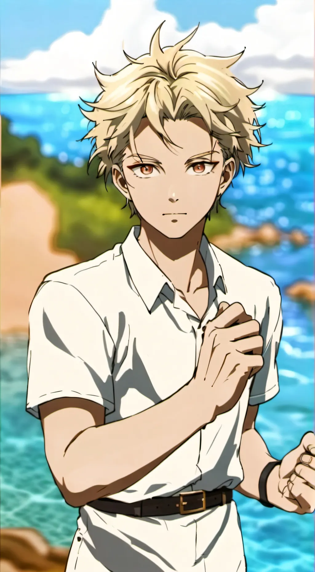 ai character: Sting  background