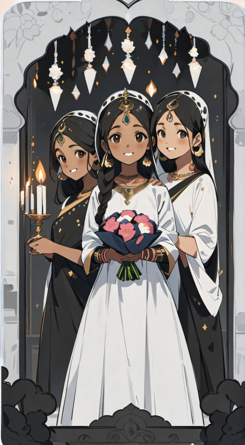 ai character: Saki background