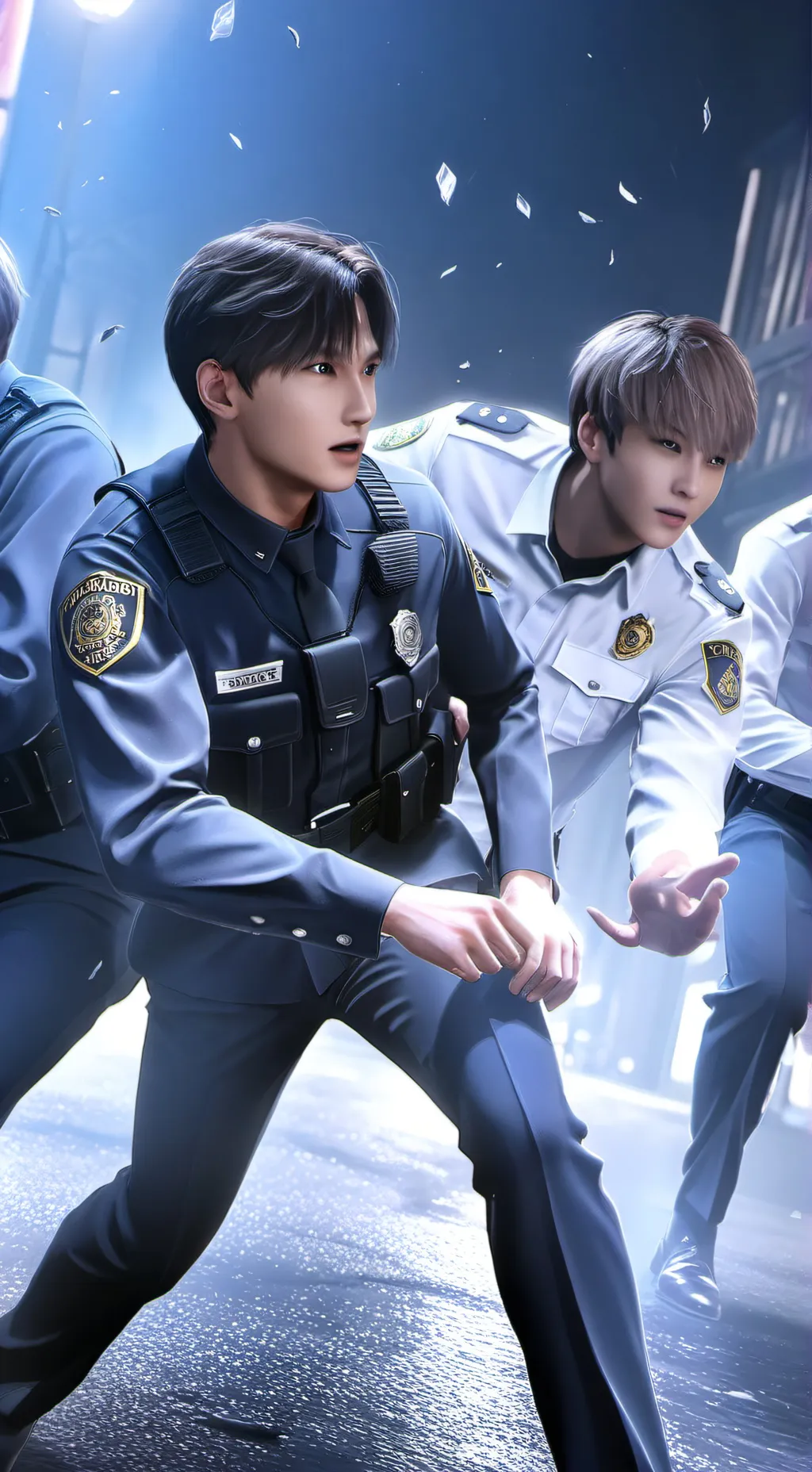 ai character: Suga  background