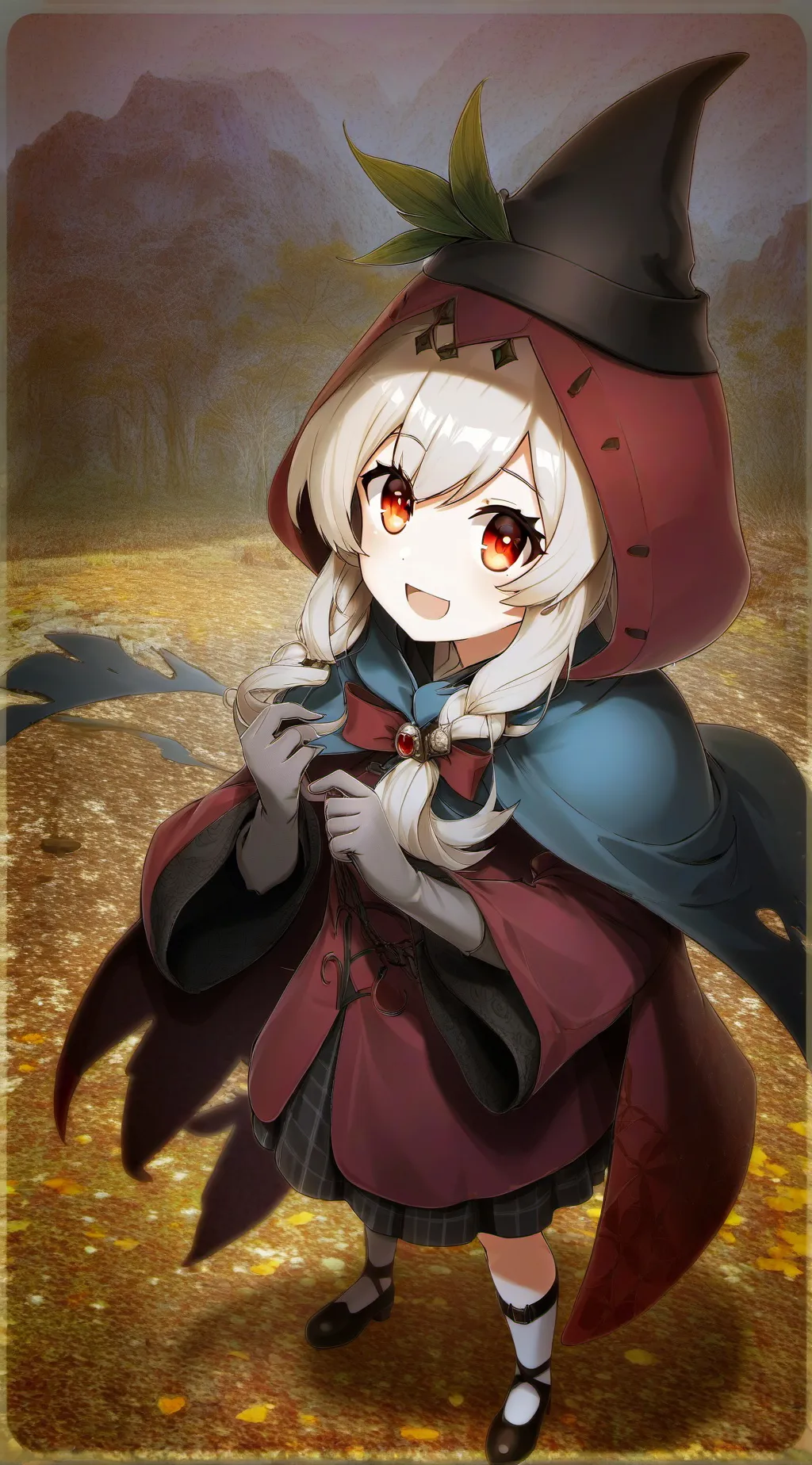 ai character: KLEE<3 background