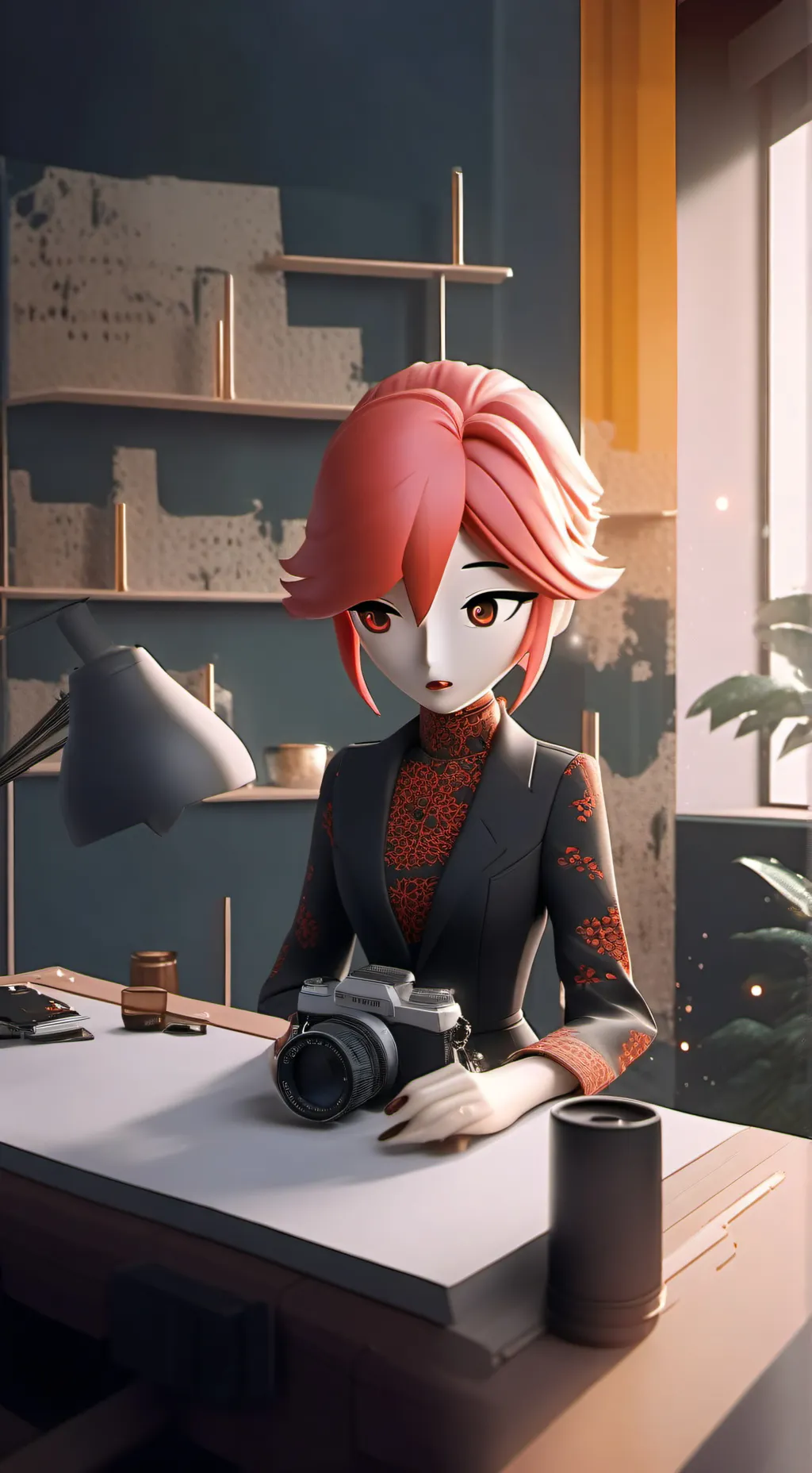 ai character: Teto background