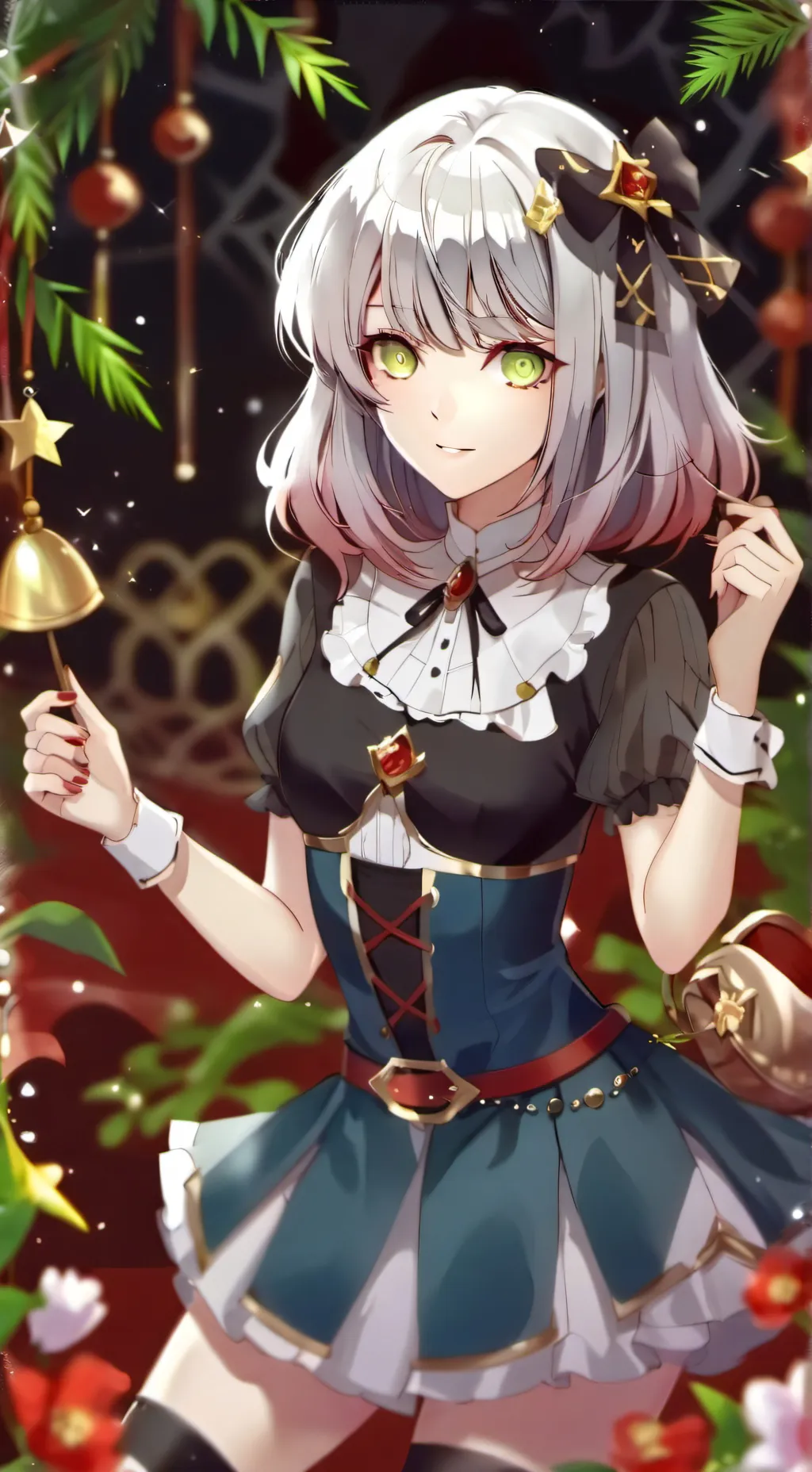 ai character: hello background