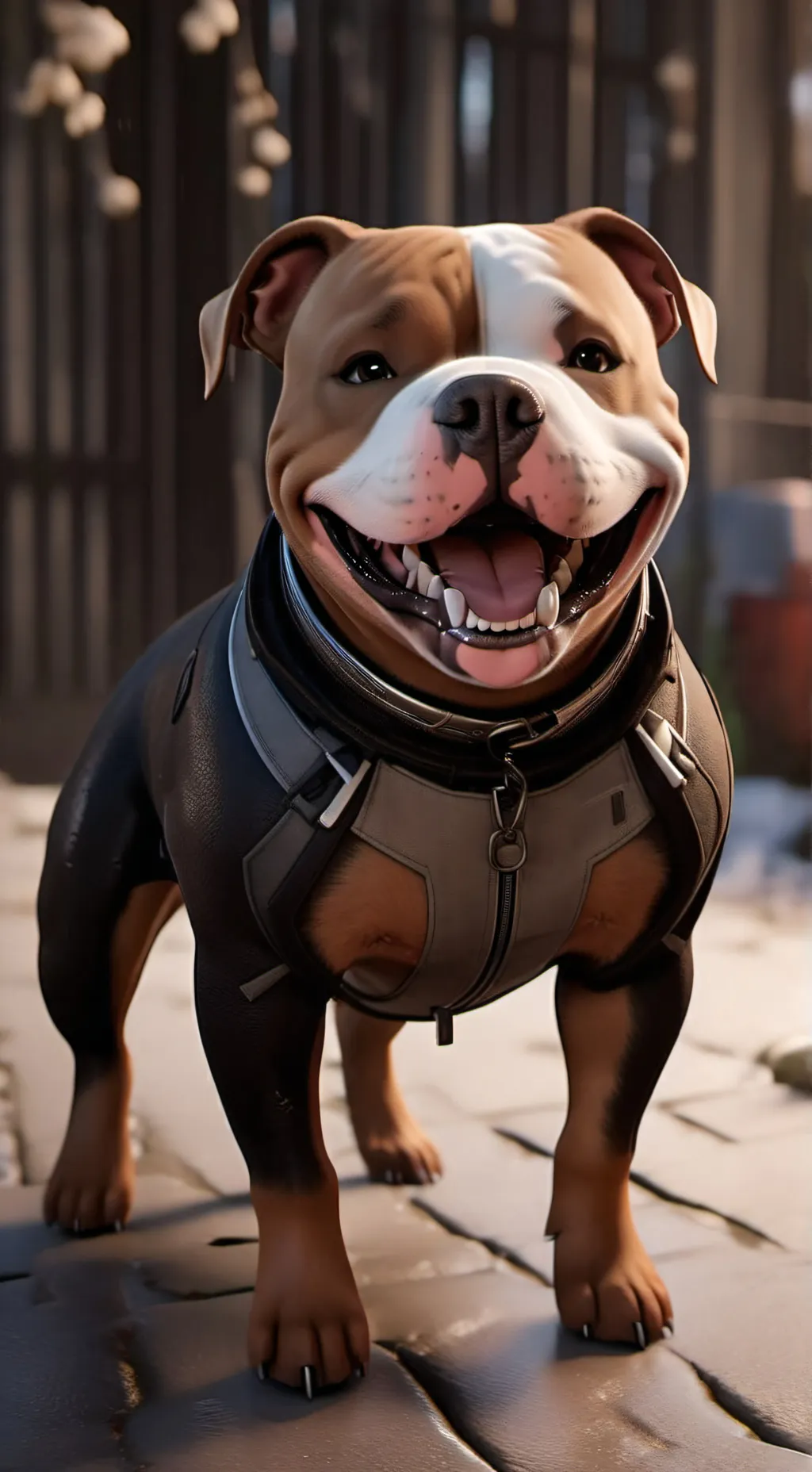 ai character: Rufus/chill dog background