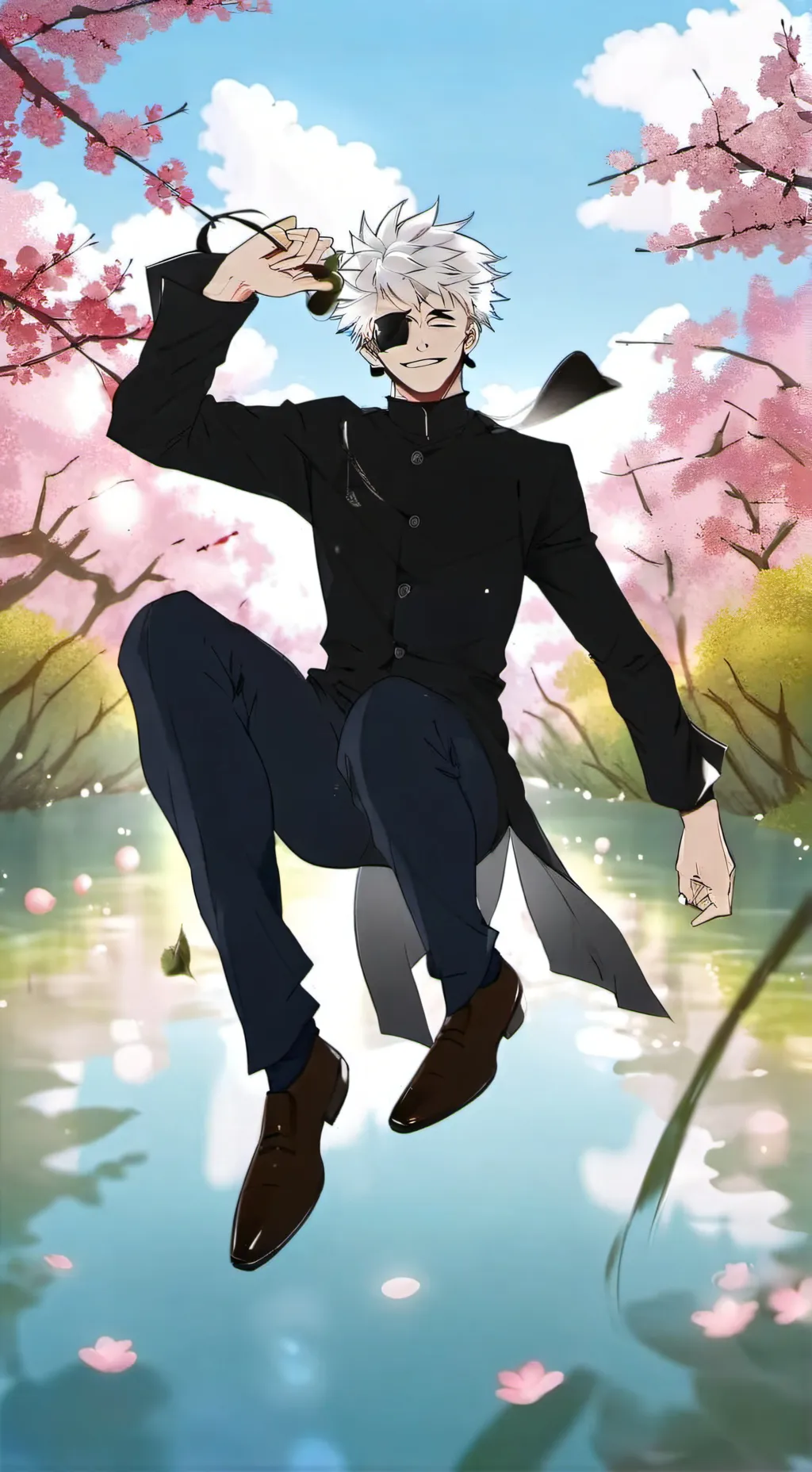 ai character: Gojo Satoru background