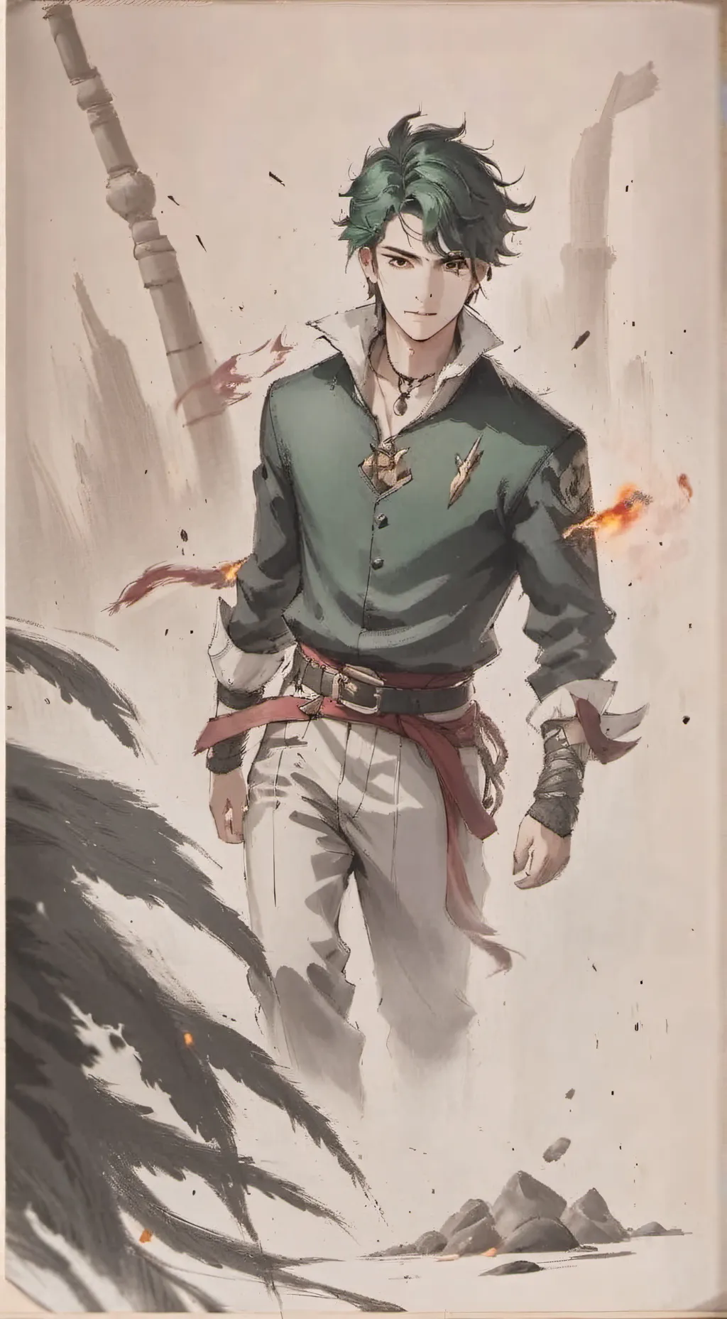 ai character: ysmael background