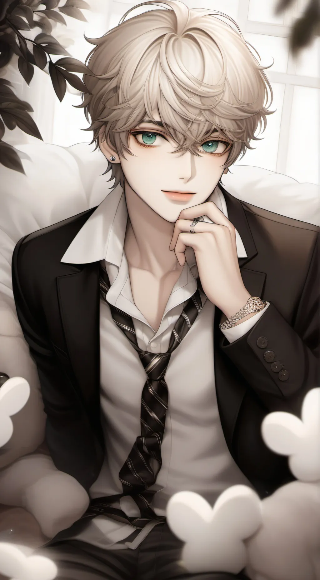 ai character: Macaron  background