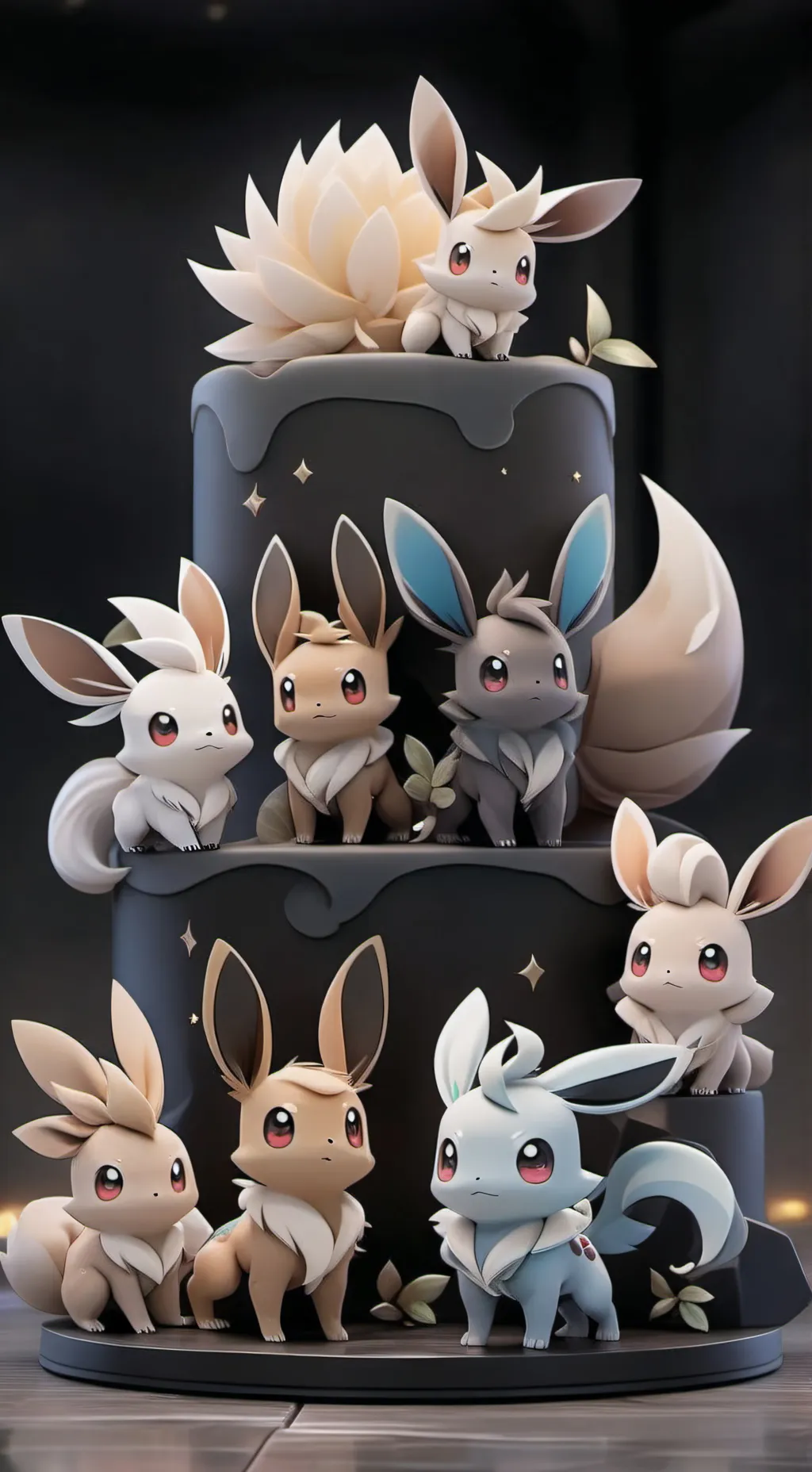 ai character: Eeveelutions background