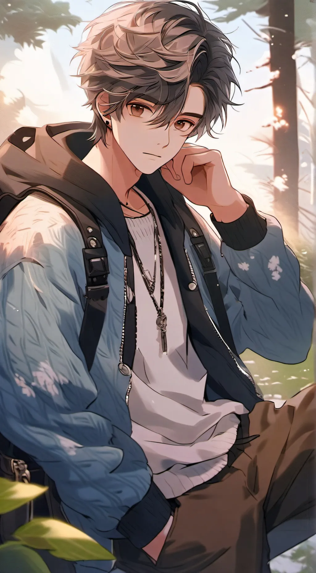 ai character: Xavier  background