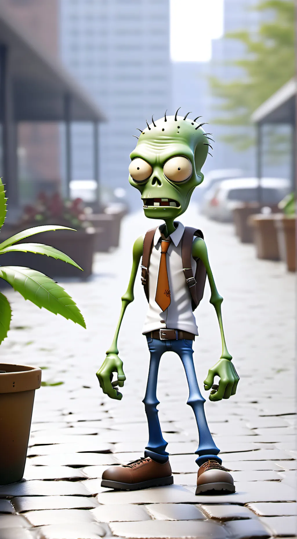 ai character: Pvz background