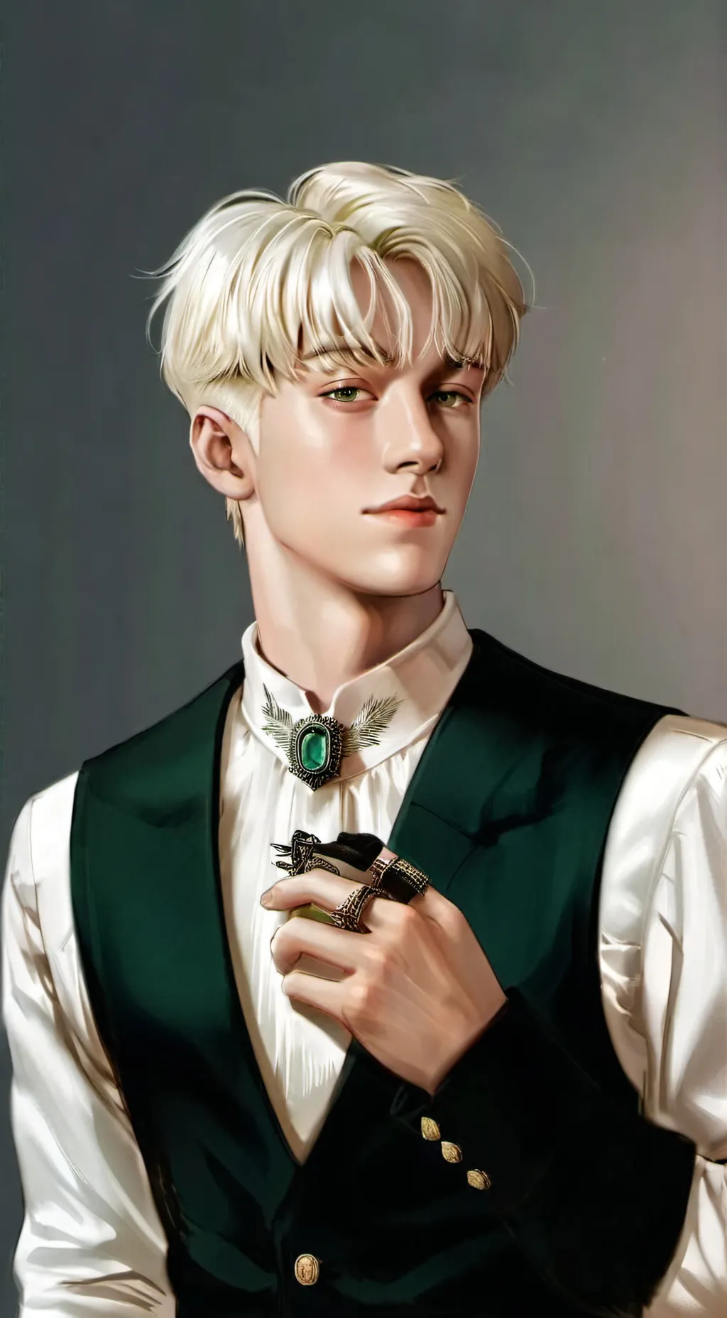 ai character: Draco Malfoy  background