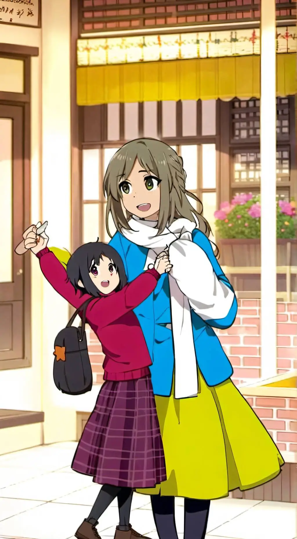 ai character: Cassandre et Kaiya background