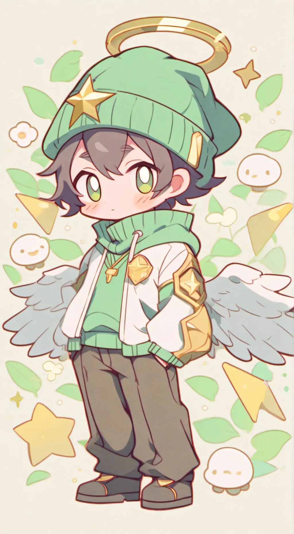 ai character: infected quackity? background