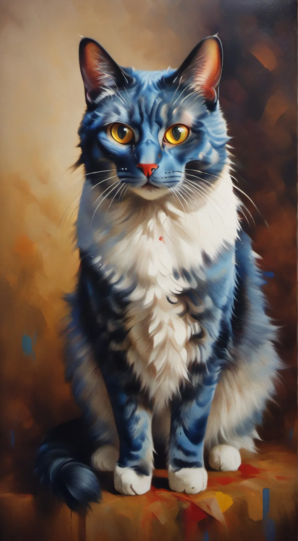 ai character: pete the cat background