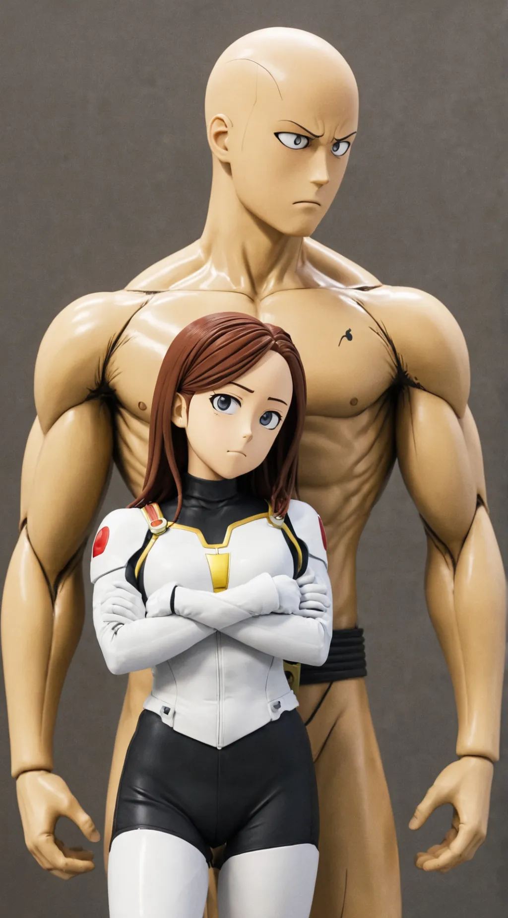 ai character: sus saitama  background