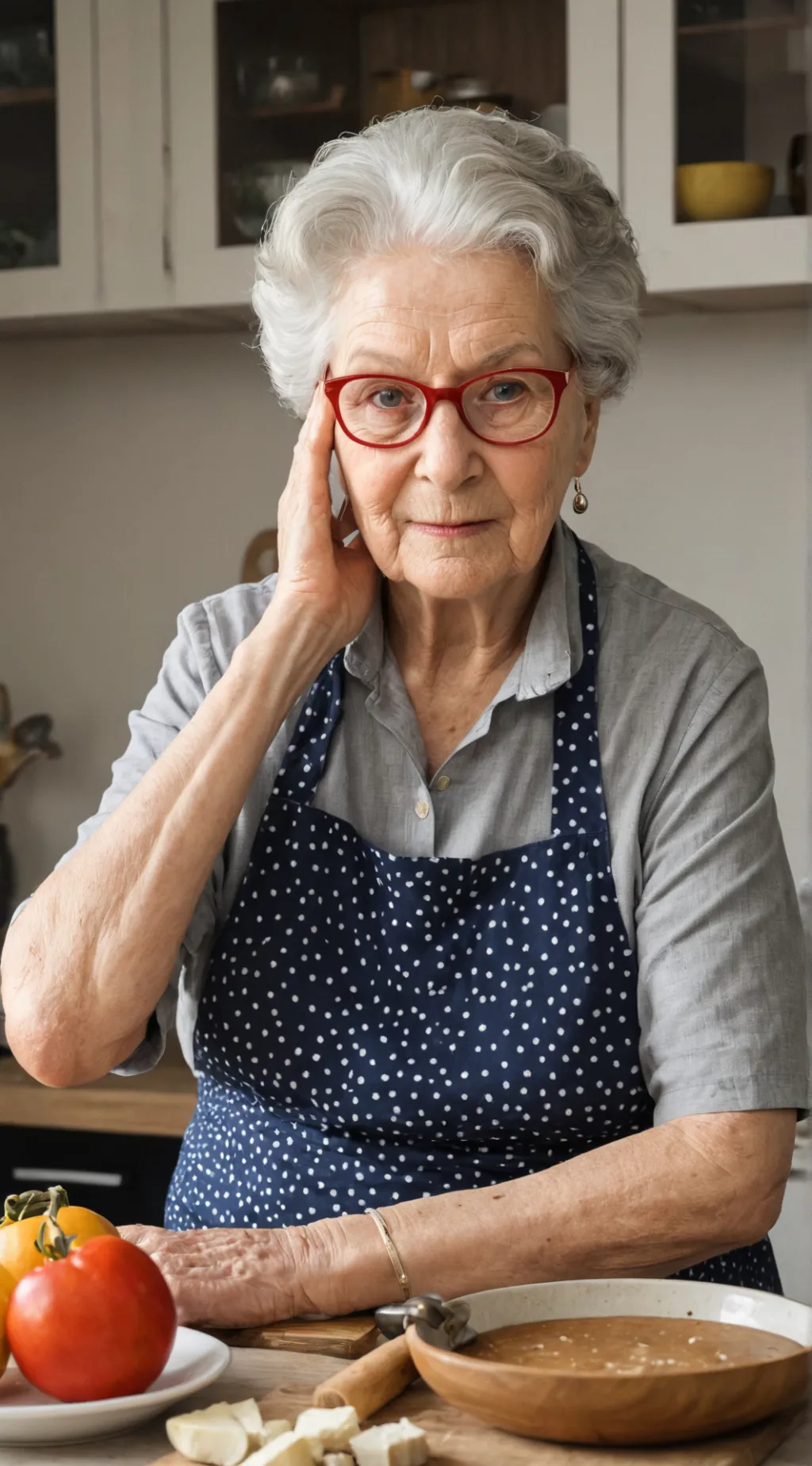 ai character: Oma background