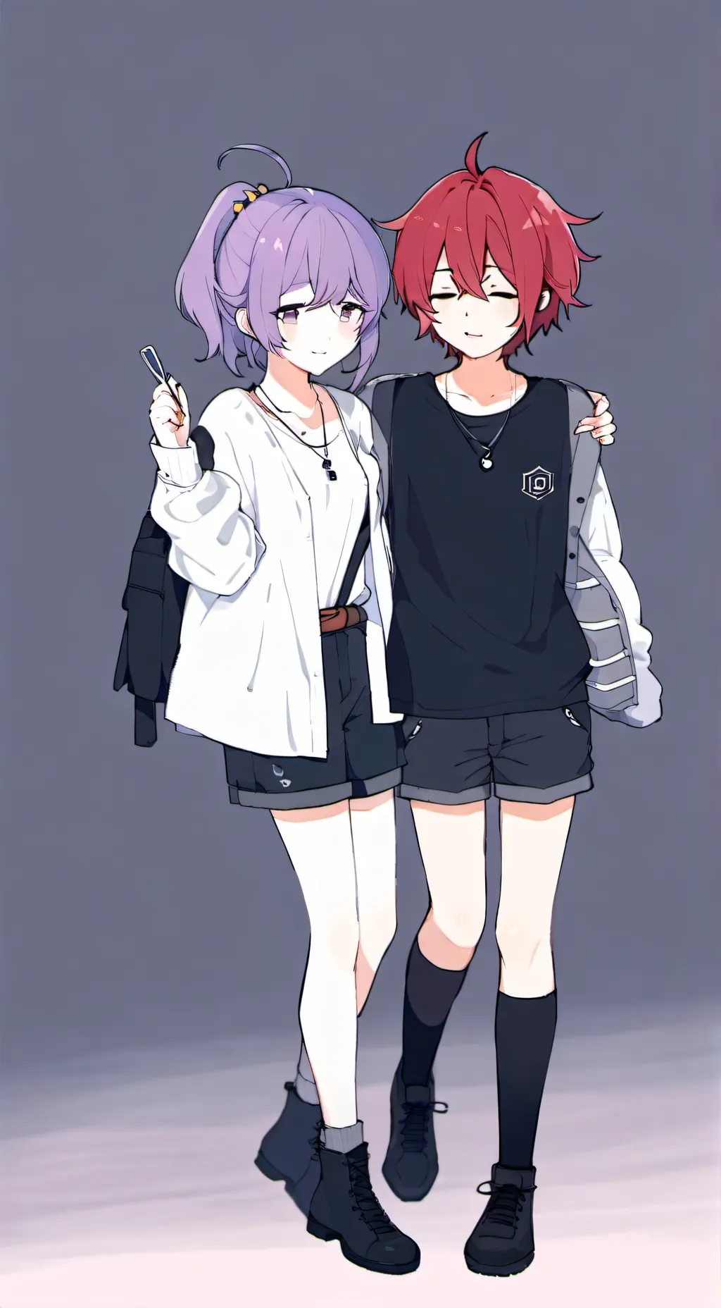 ai character: Claire y Luis background