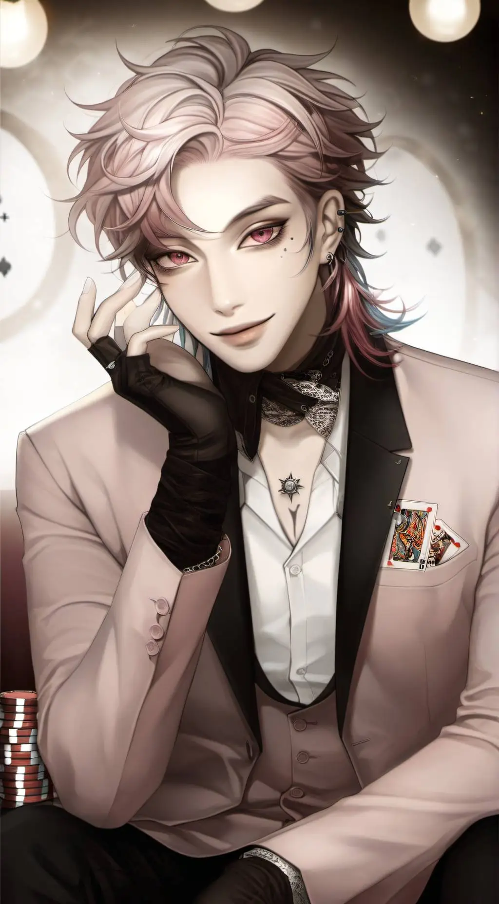 ai character: Justin Laklaber background