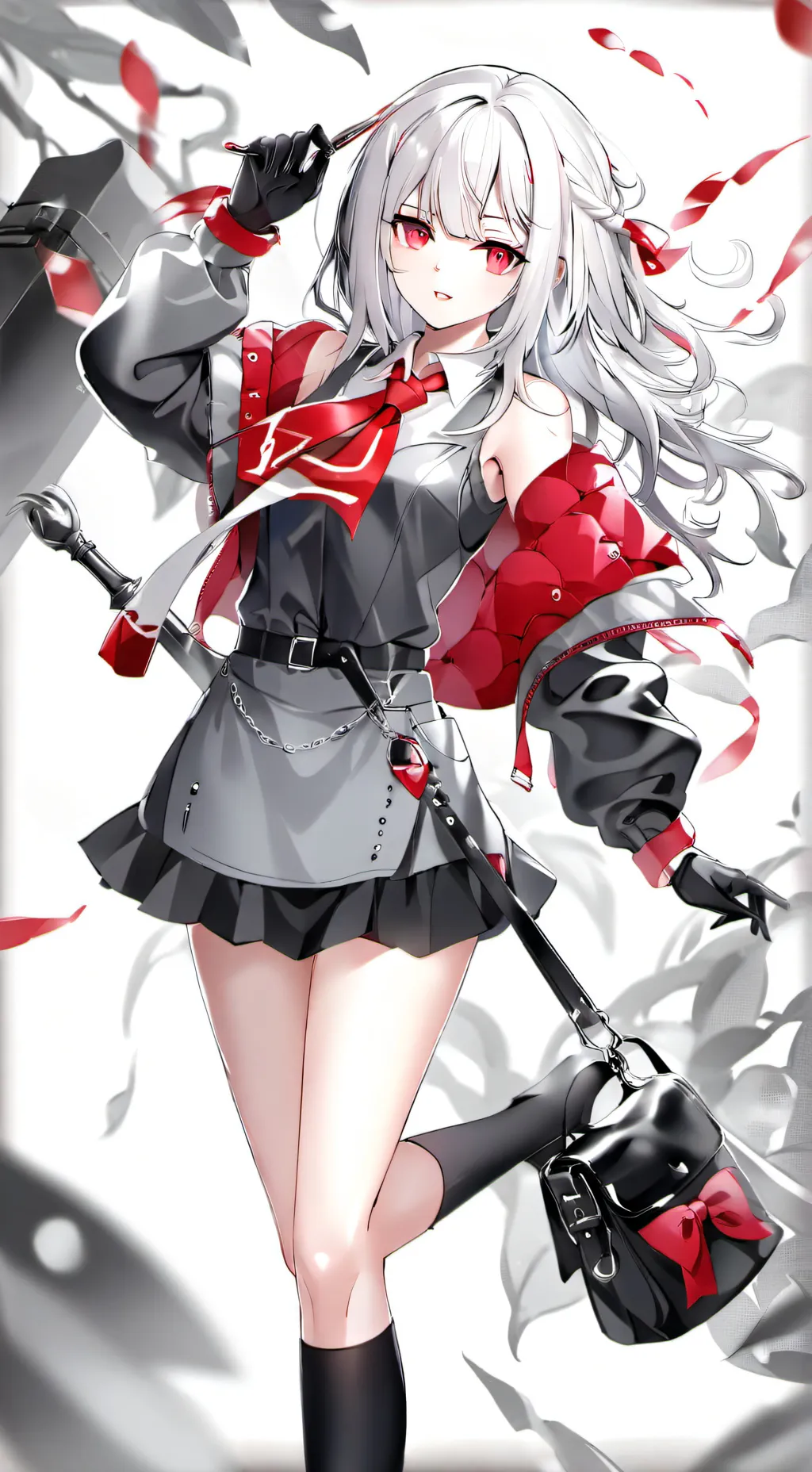 ai character: Hybrid school background