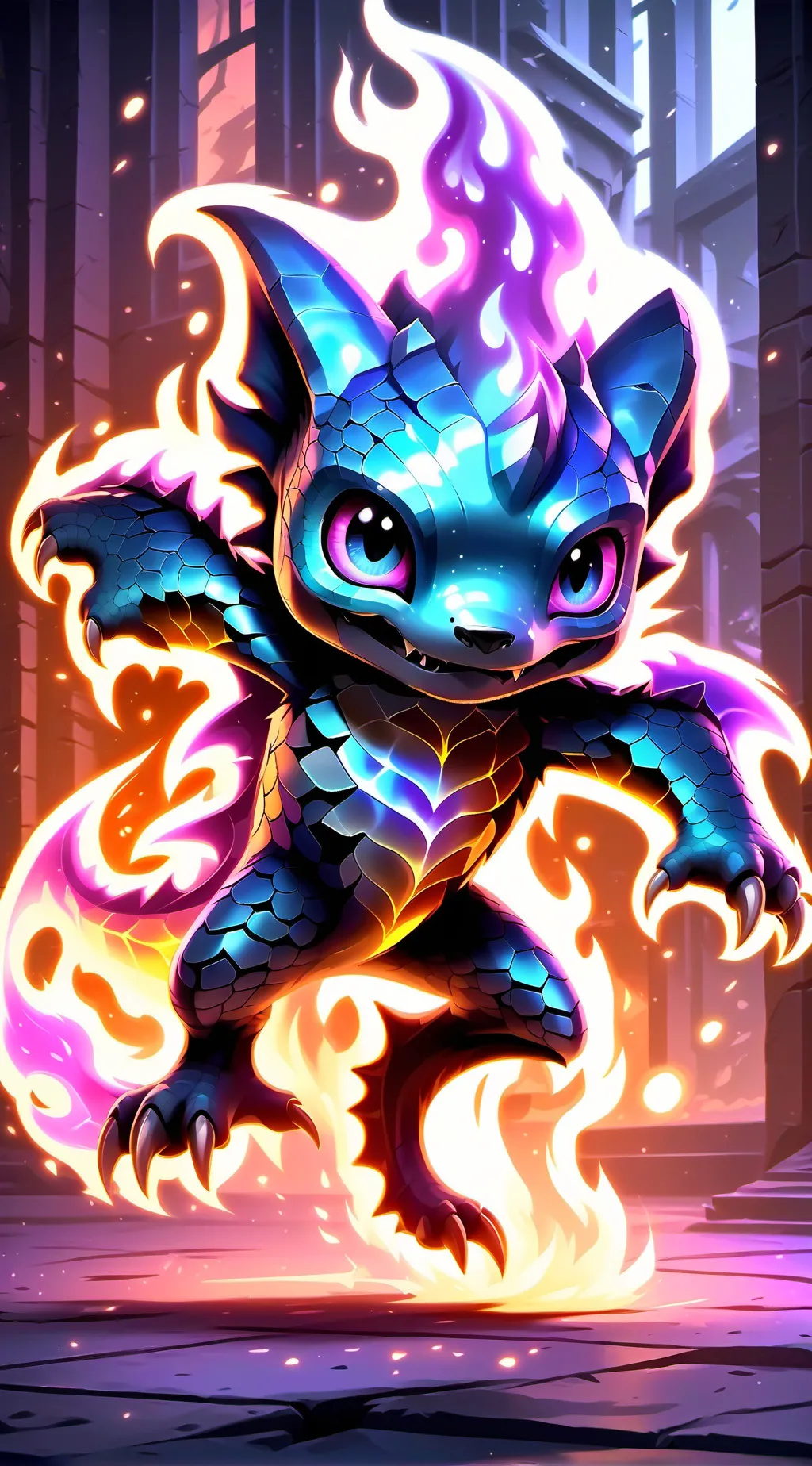 ai character: why I hate gacha  background