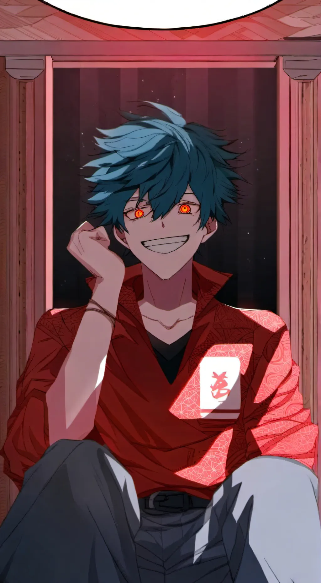 ai character: Villian deku background