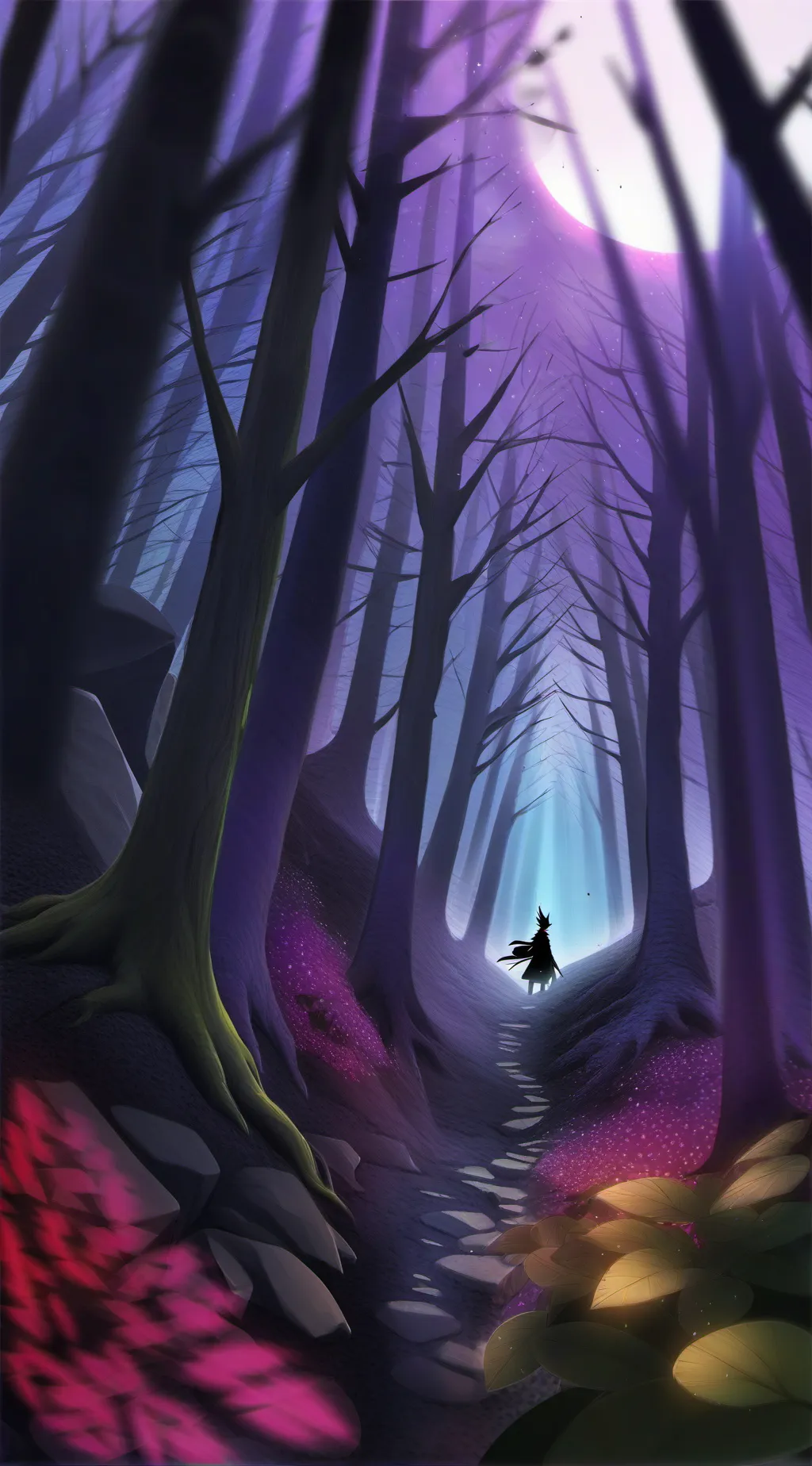 ai character: CH🐺🌒 background