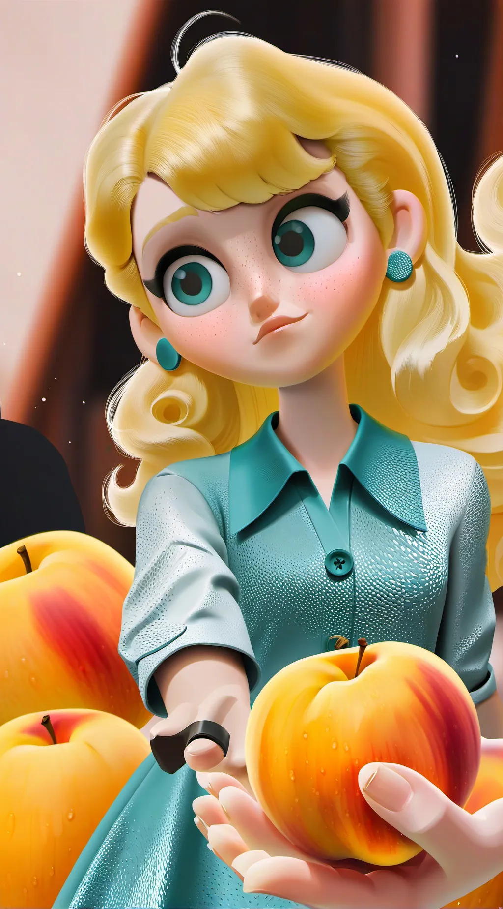 ai character: elle bella background