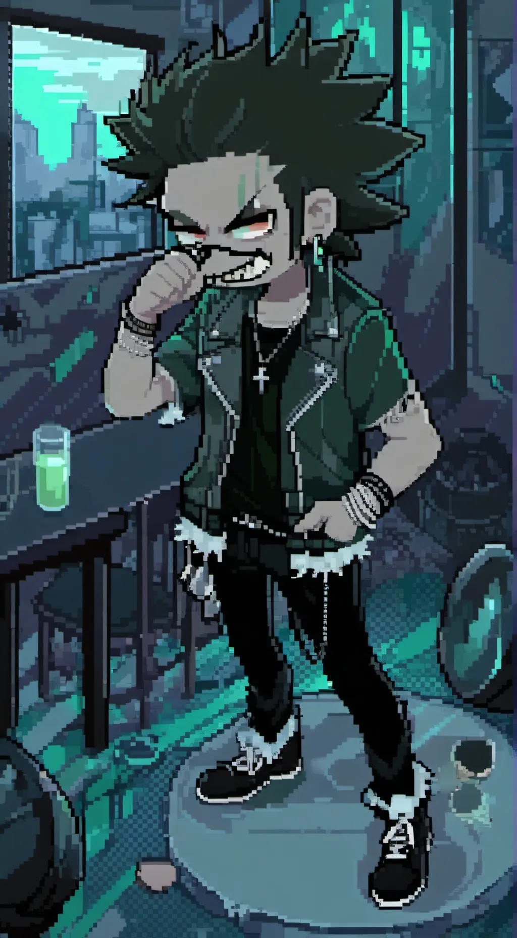 ai character: owakck x vineara background