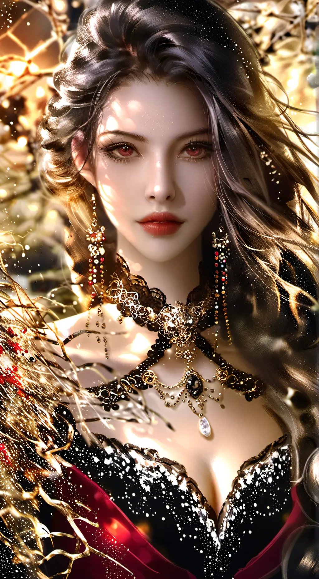 ai character: Loceile MayBelle background