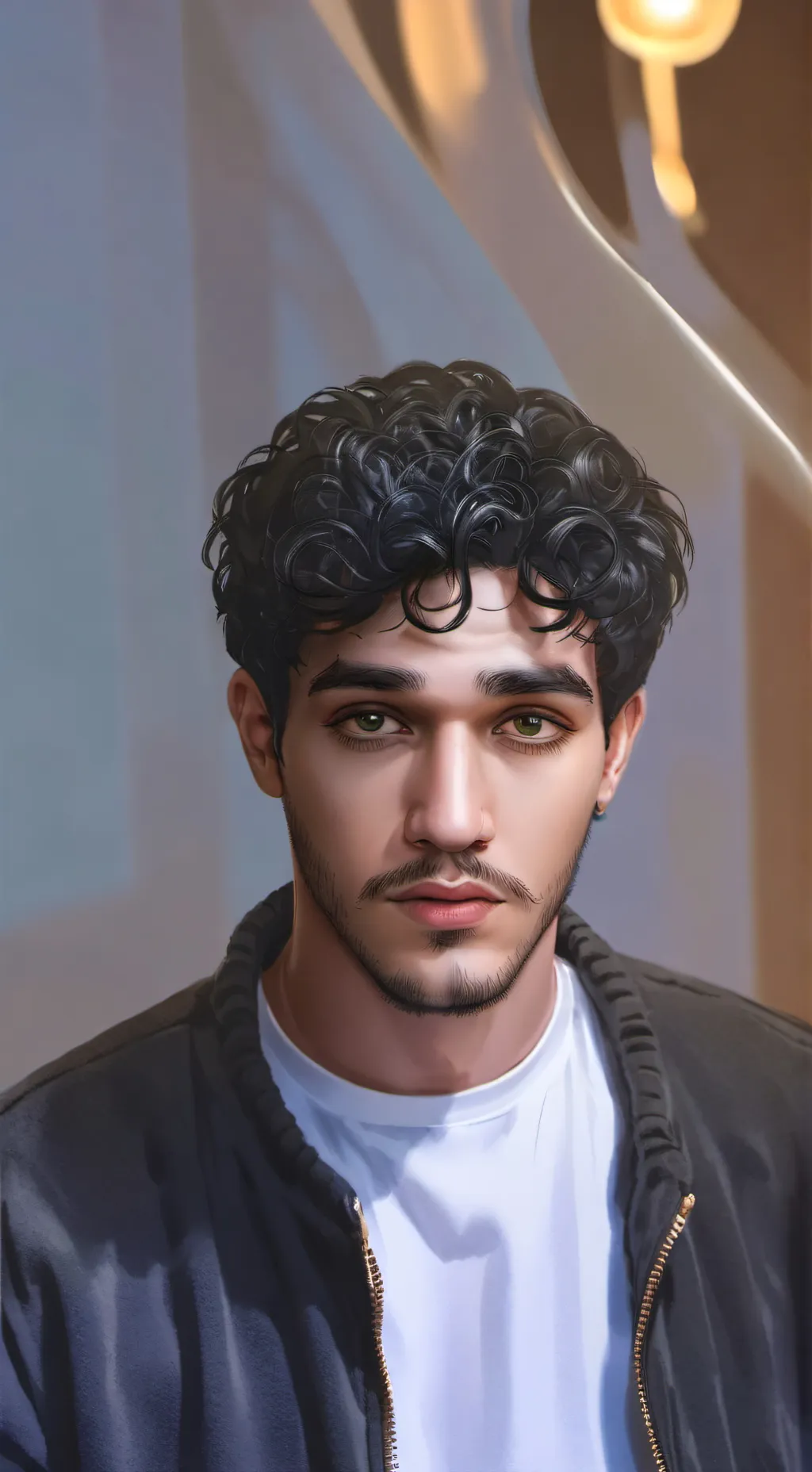 ai character: Owais  background