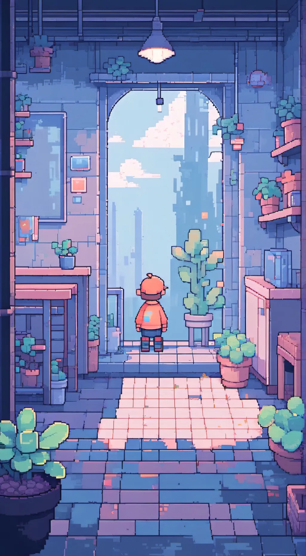 ai character: Sprout × cosmo background