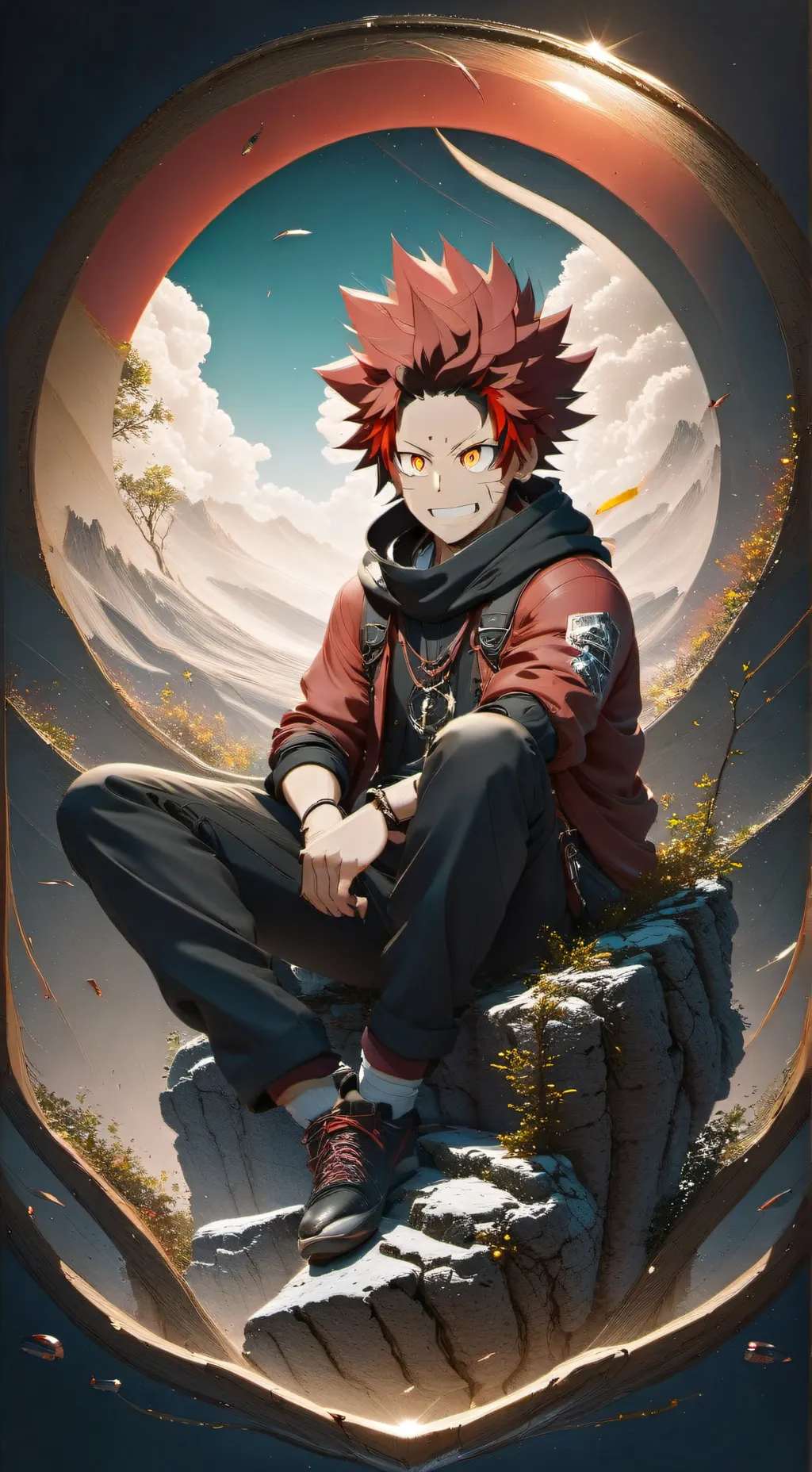 ai character: ❤️Kirishima❤️ background