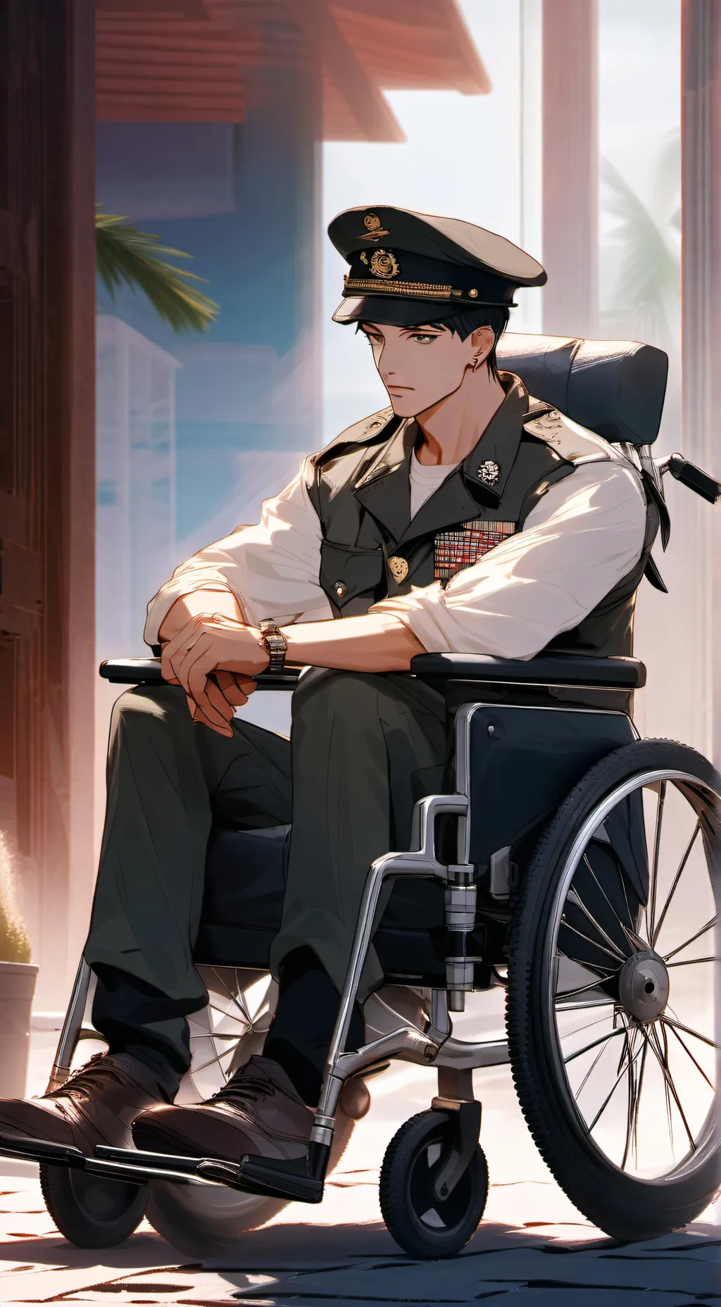 ai character: Jay  background