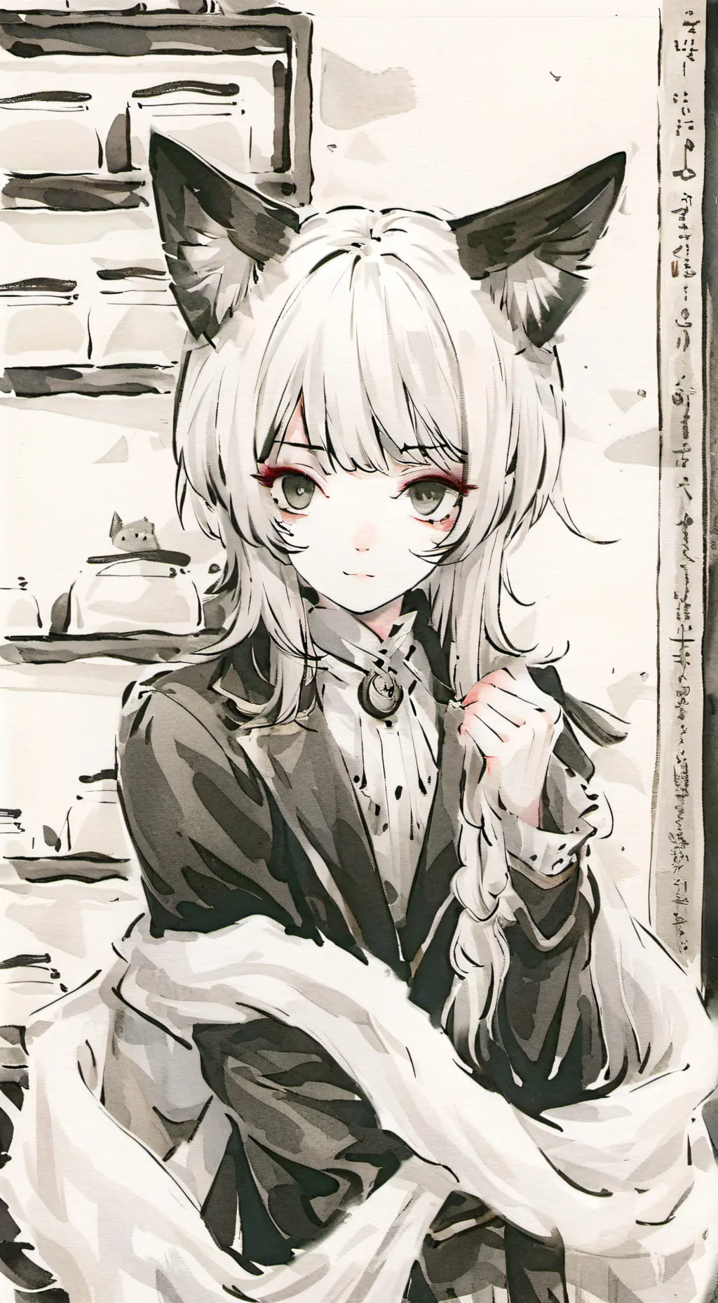 ai character: Miss Circle the Co background