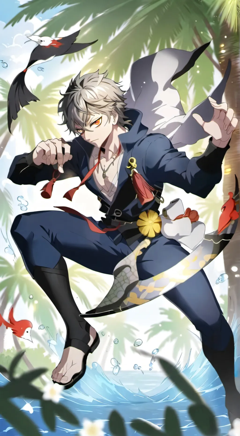 ai character: Kny x creepypasta  background