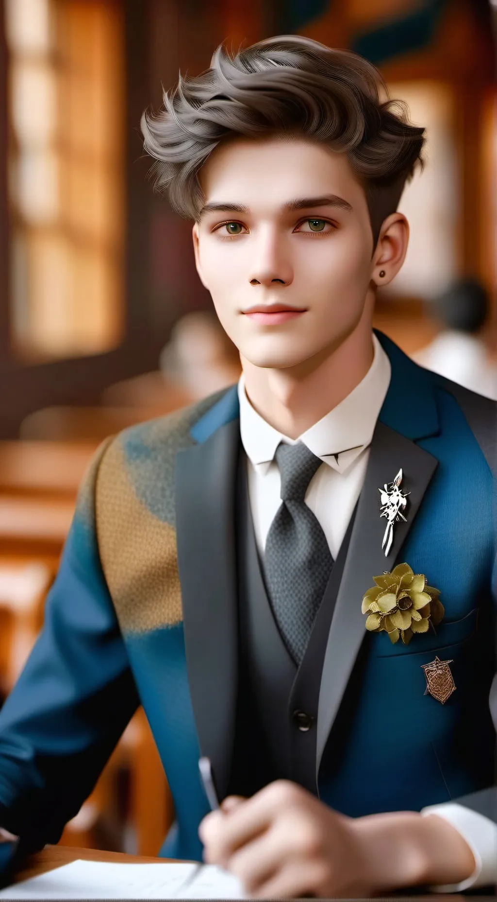 ai character: Óscar background