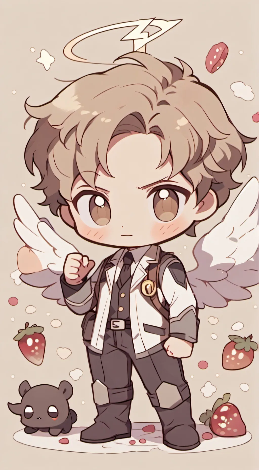 ai character: Sam= girl  background