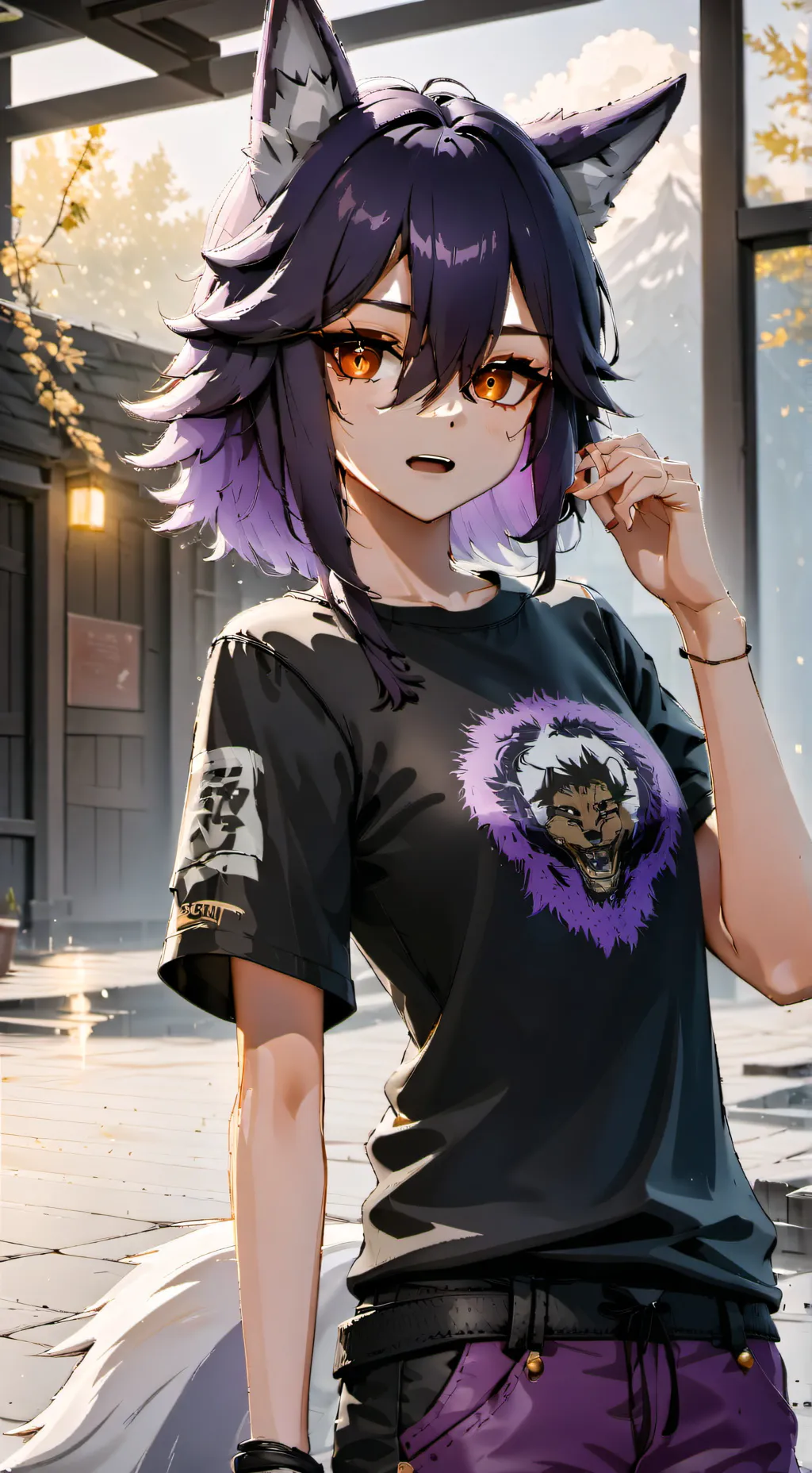 ai character: blood rose  background